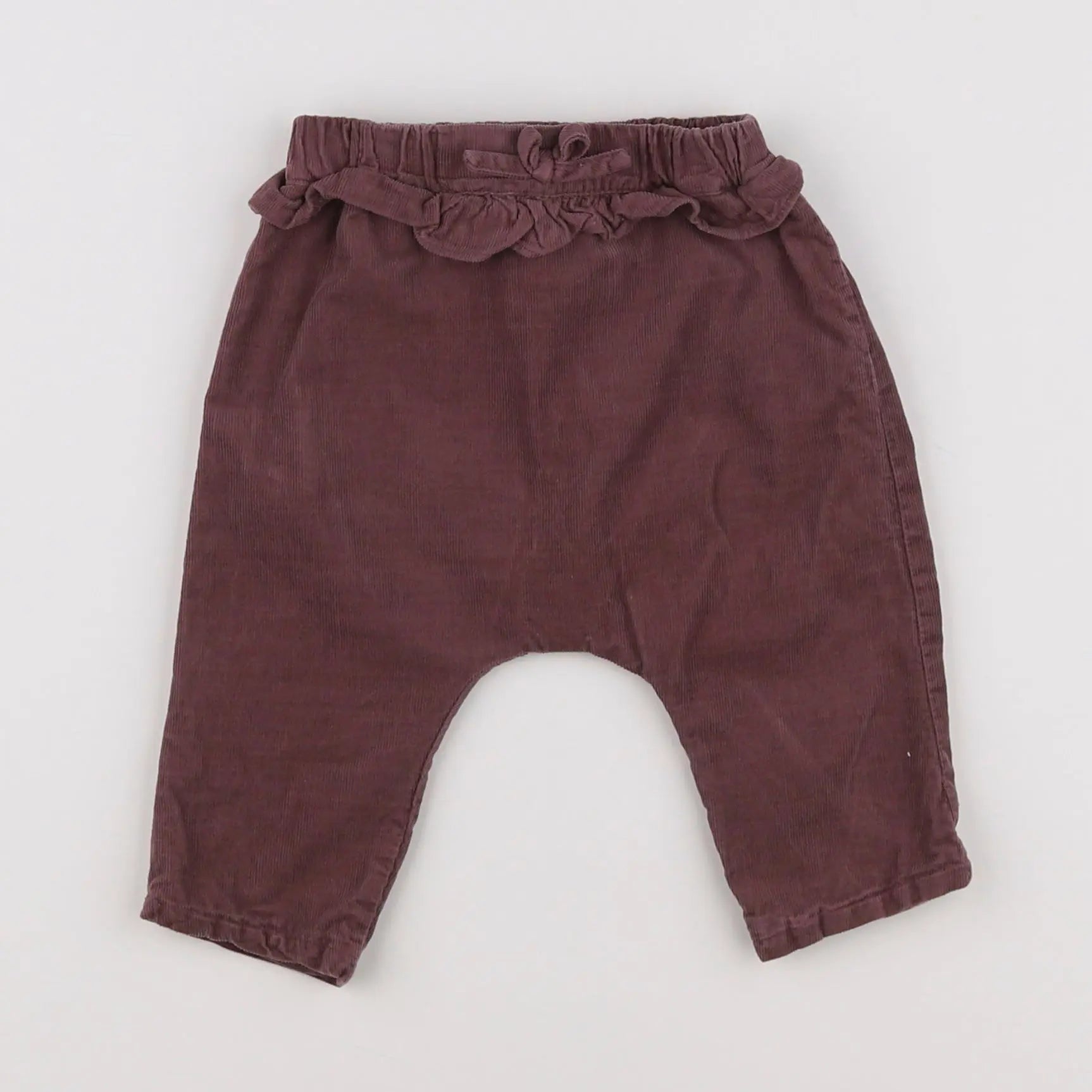 Vertbaudet - pantalon violet - 6 mois