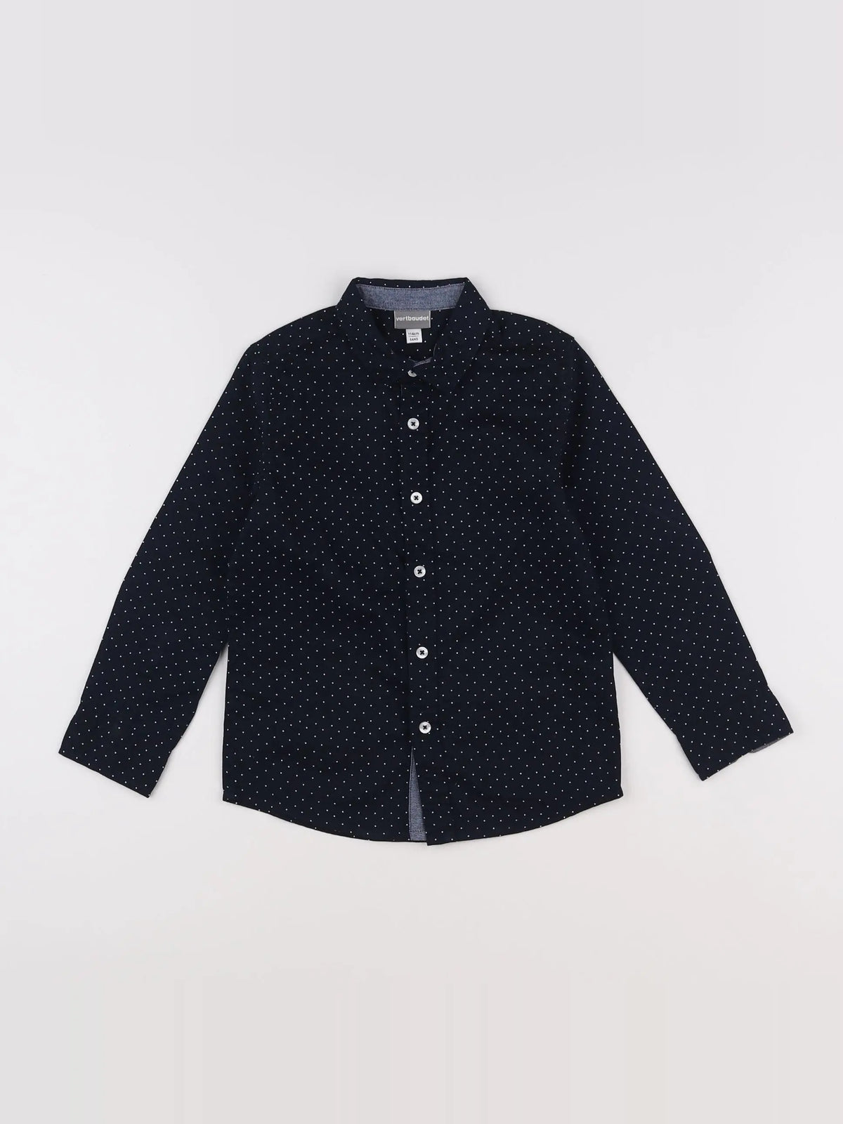 Vertbaudet - chemise bleu - 6 ans