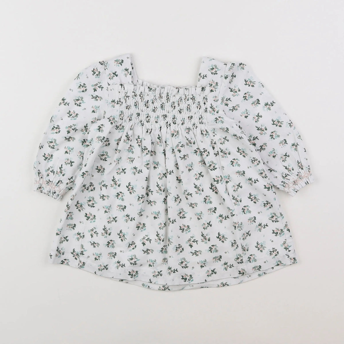 Vertbaudet - robe blanc - 9 mois