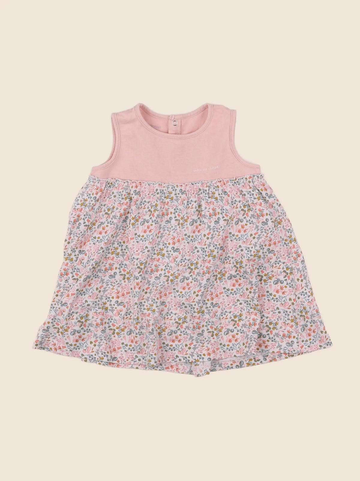 Vertbaudet - robe rose - 12 mois