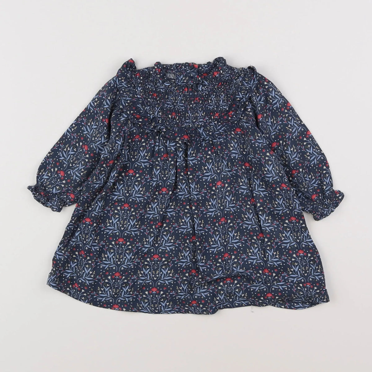 Vertbaudet - robe bleu - 6 mois