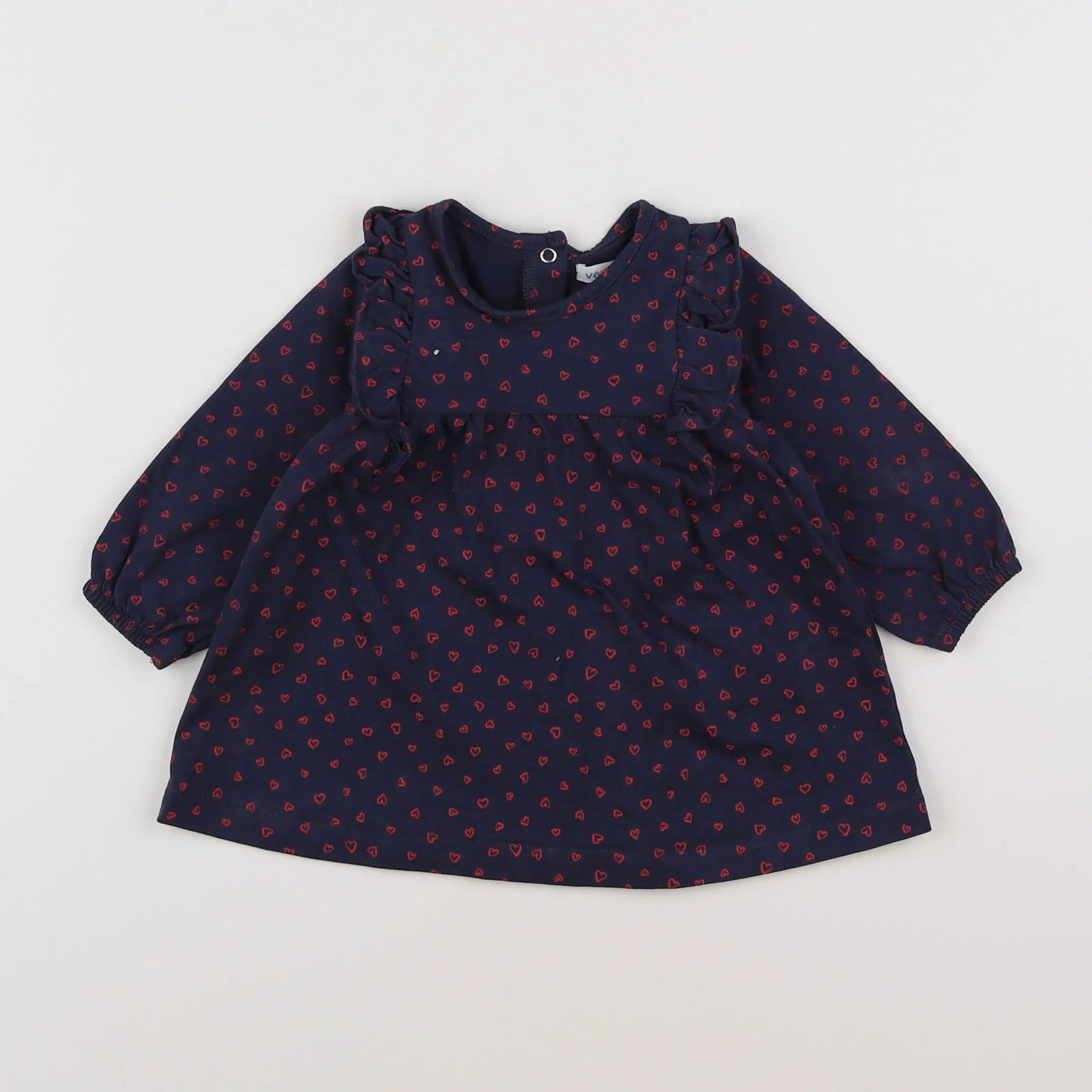 Vertbaudet - robe bleu - 6 mois
