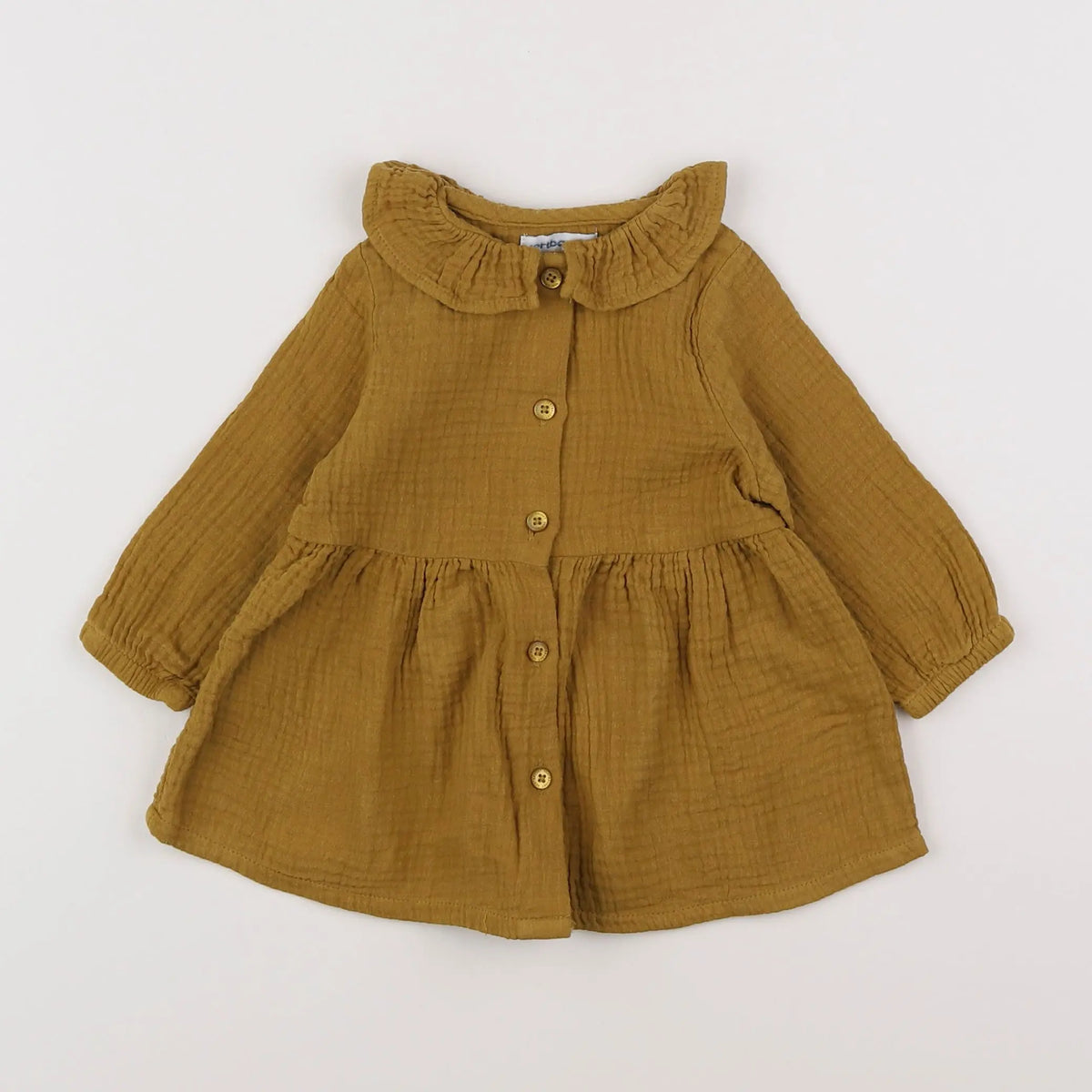 Vertbaudet - robe jaune - 6 mois