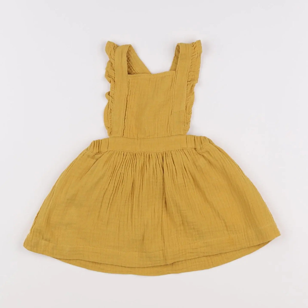 Vertbaudet - robe jaune - 12 mois