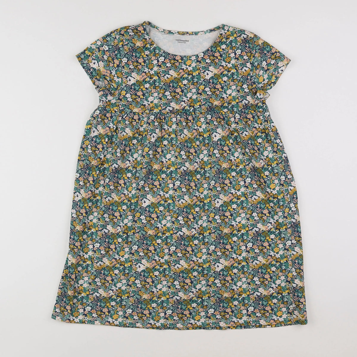 Vertbaudet - robe vert - 10 ans