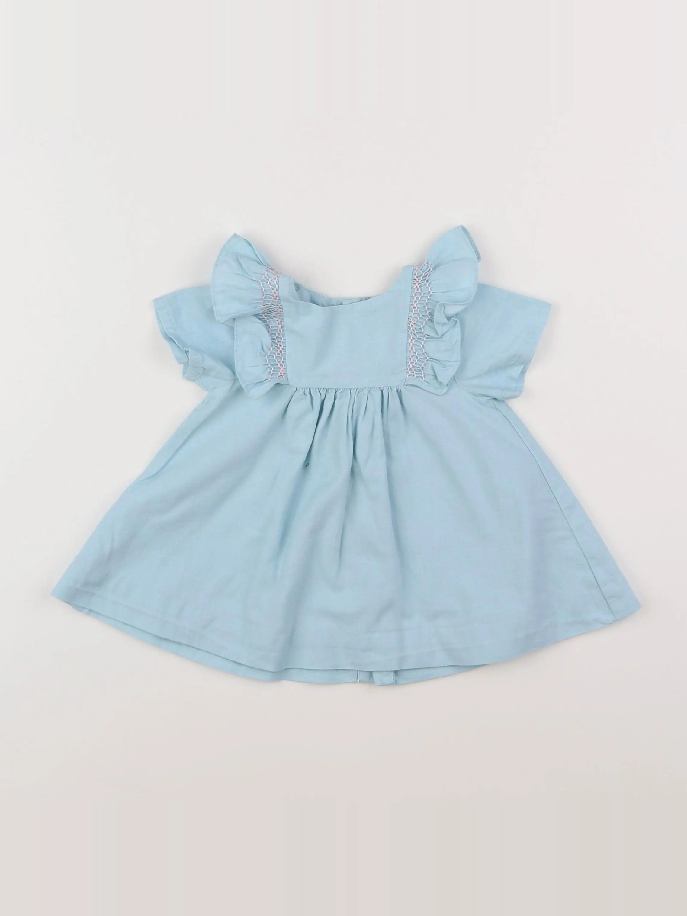 Jacadi - robe bleu, rose - 6 mois