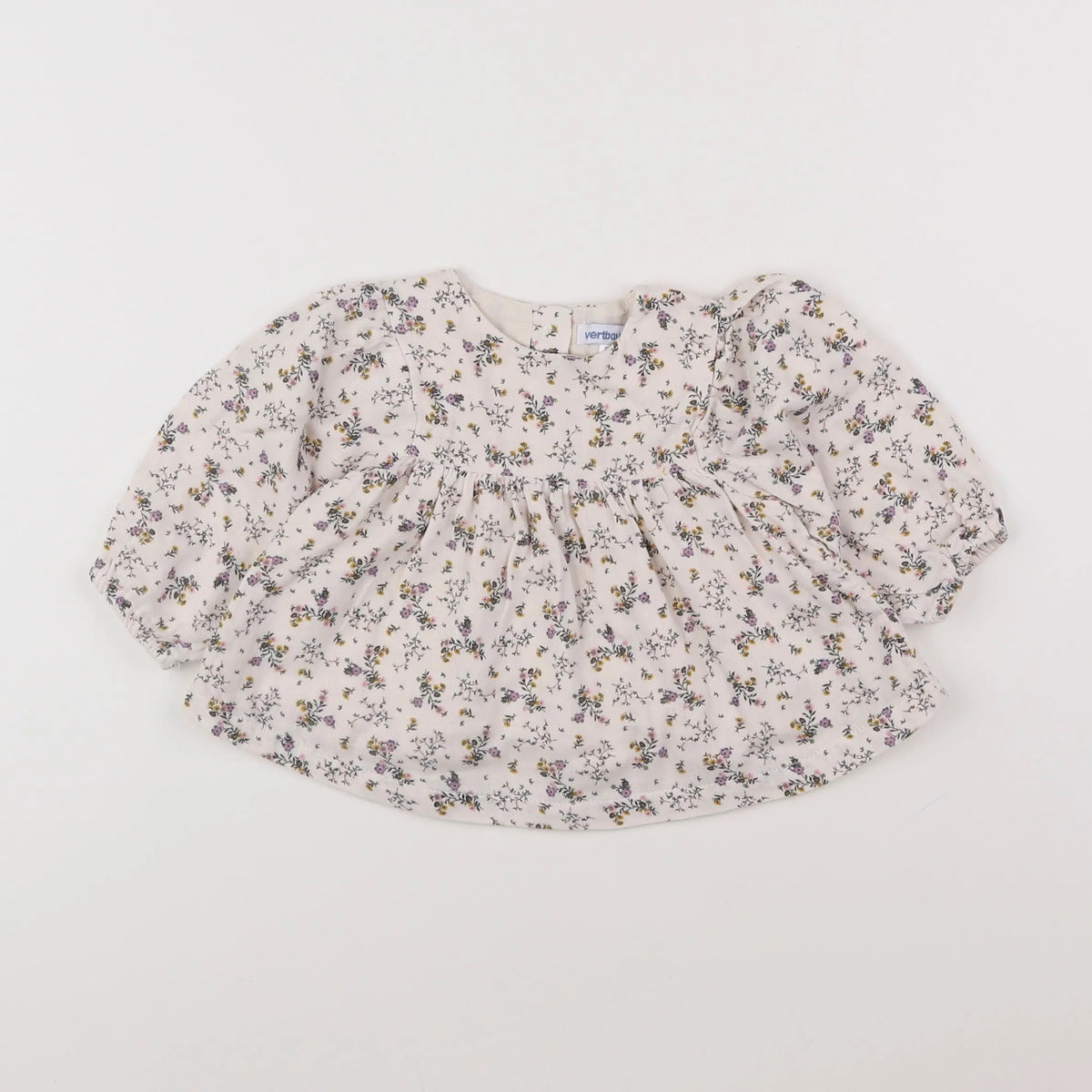 Vertbaudet - blouse beige - 9 mois