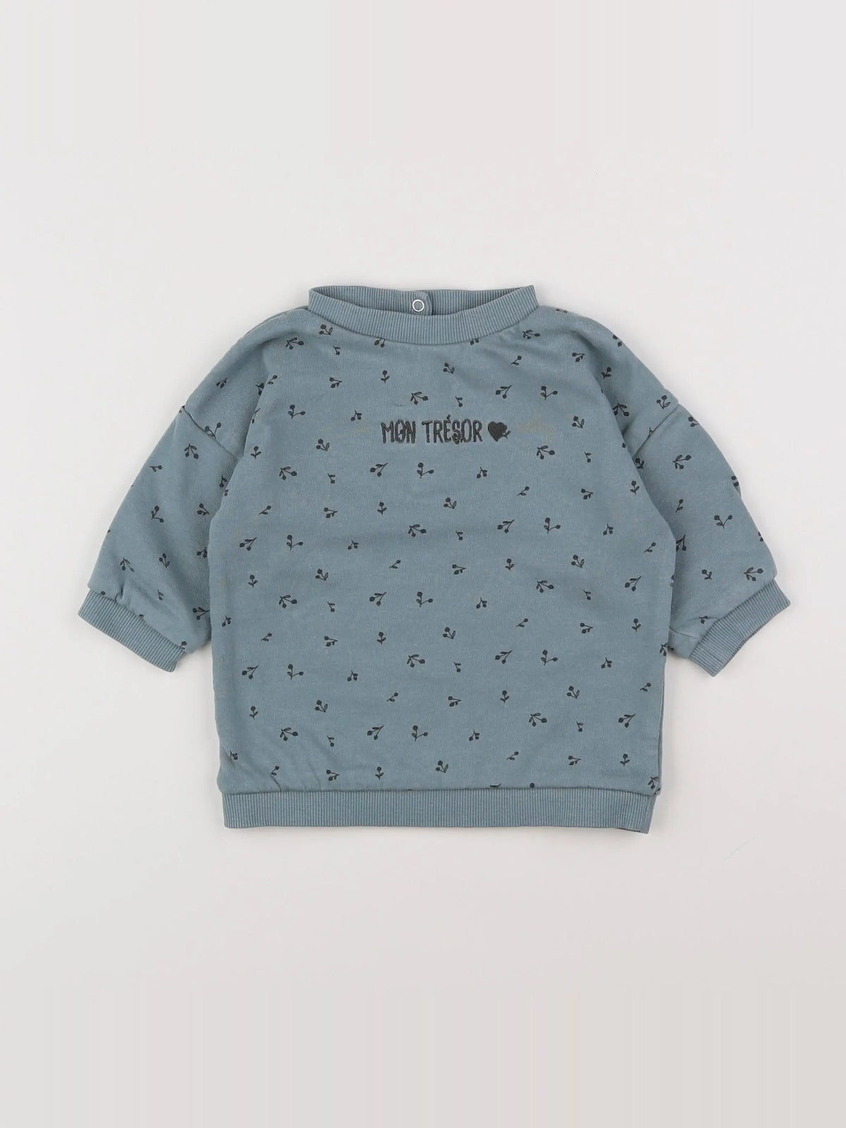 Vertbaudet - robe bleu - 9 mois