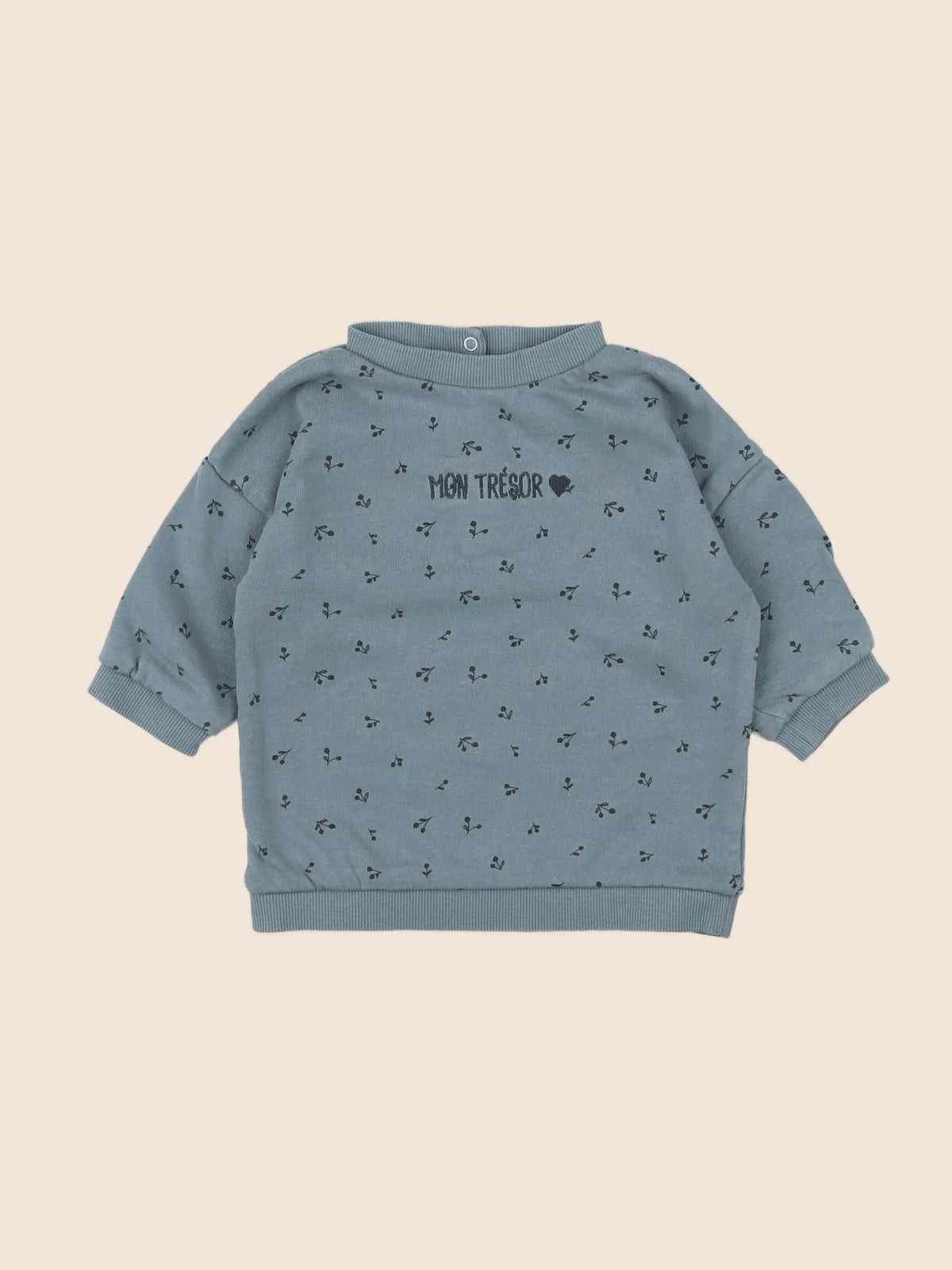 Vertbaudet - robe bleu - 9 mois