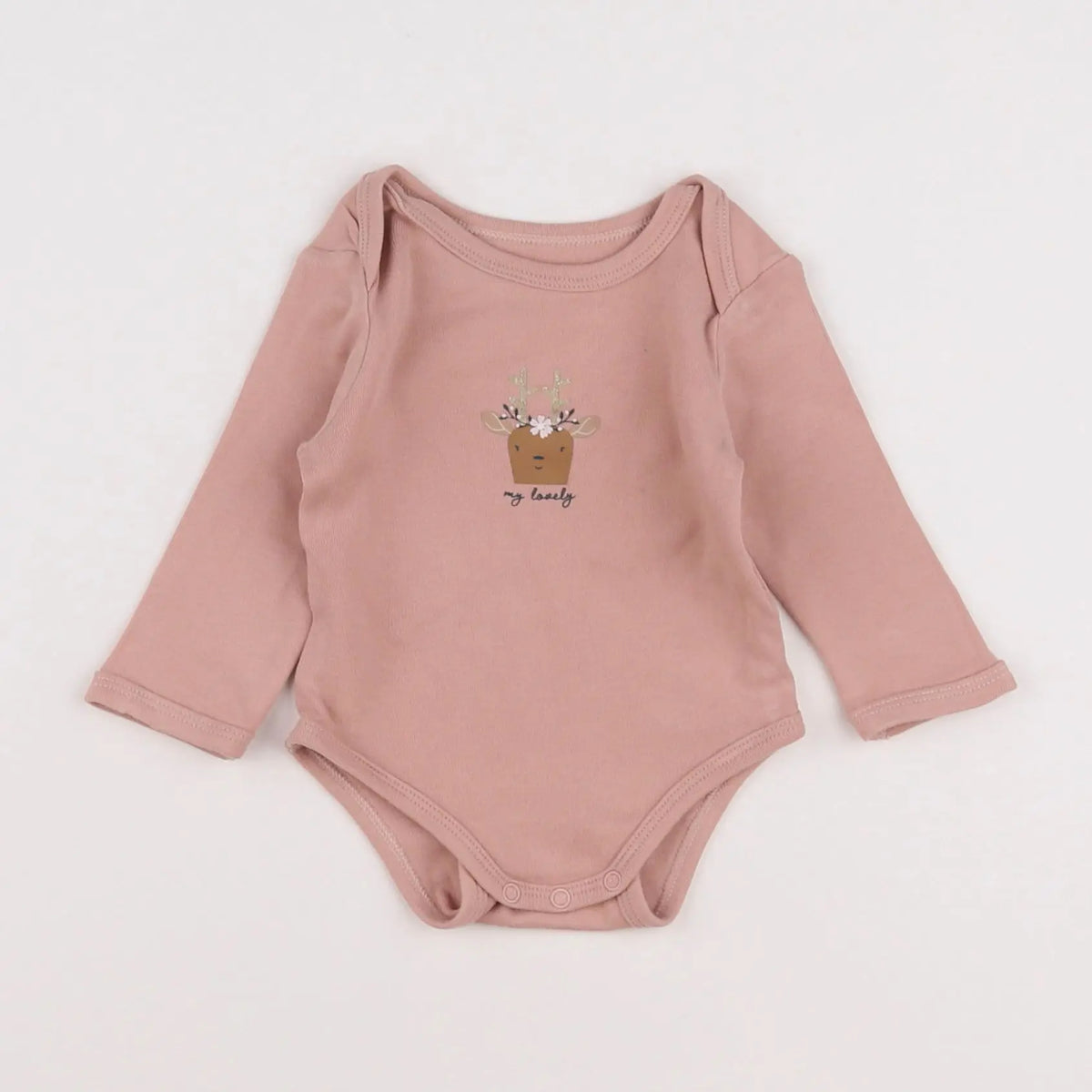 Vertbaudet - body rose - 3 mois