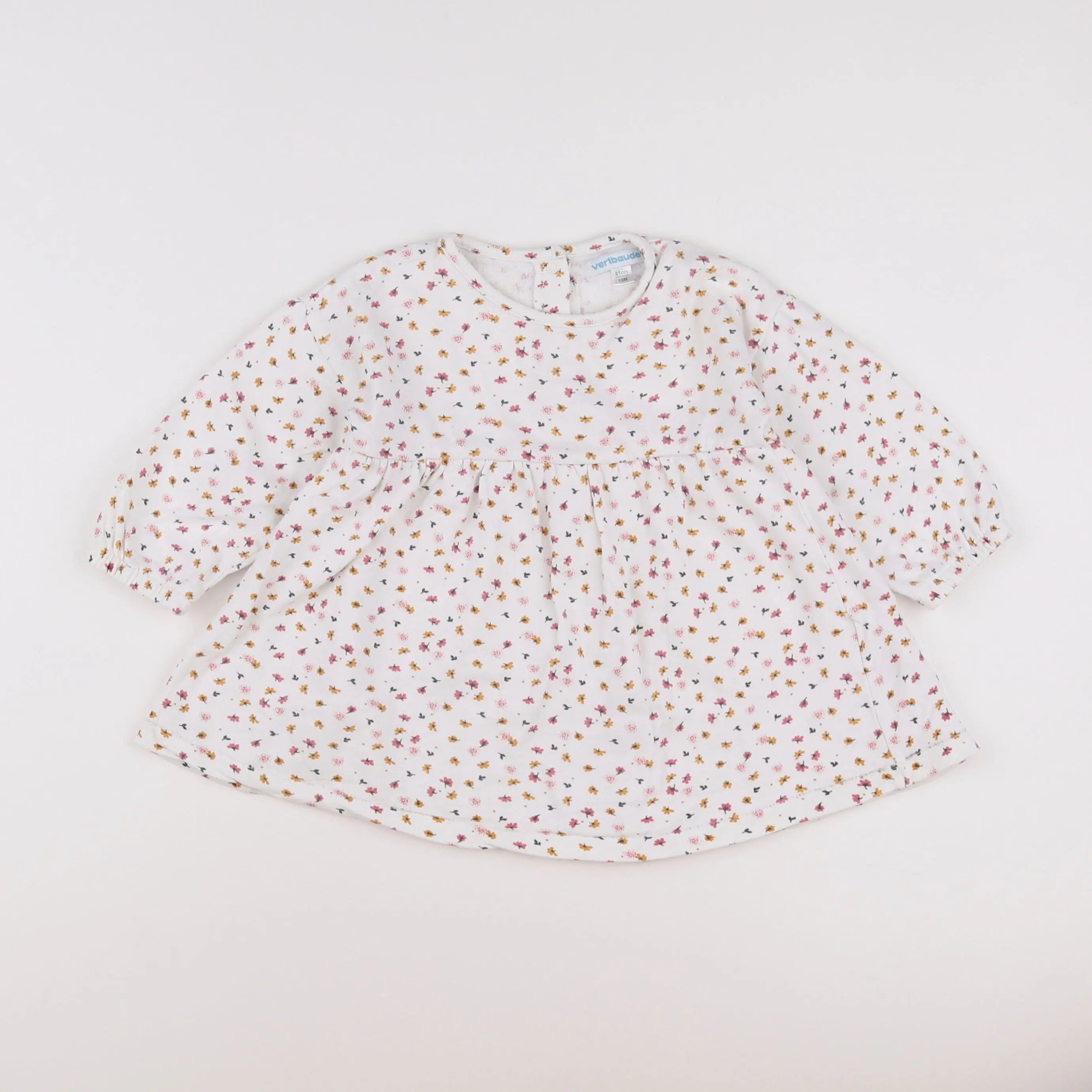 Vertbaudet - robe multicolore - 18 mois