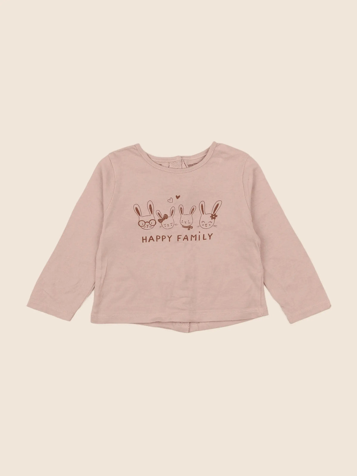 Vertbaudet - tee-shirt rose - 6 mois