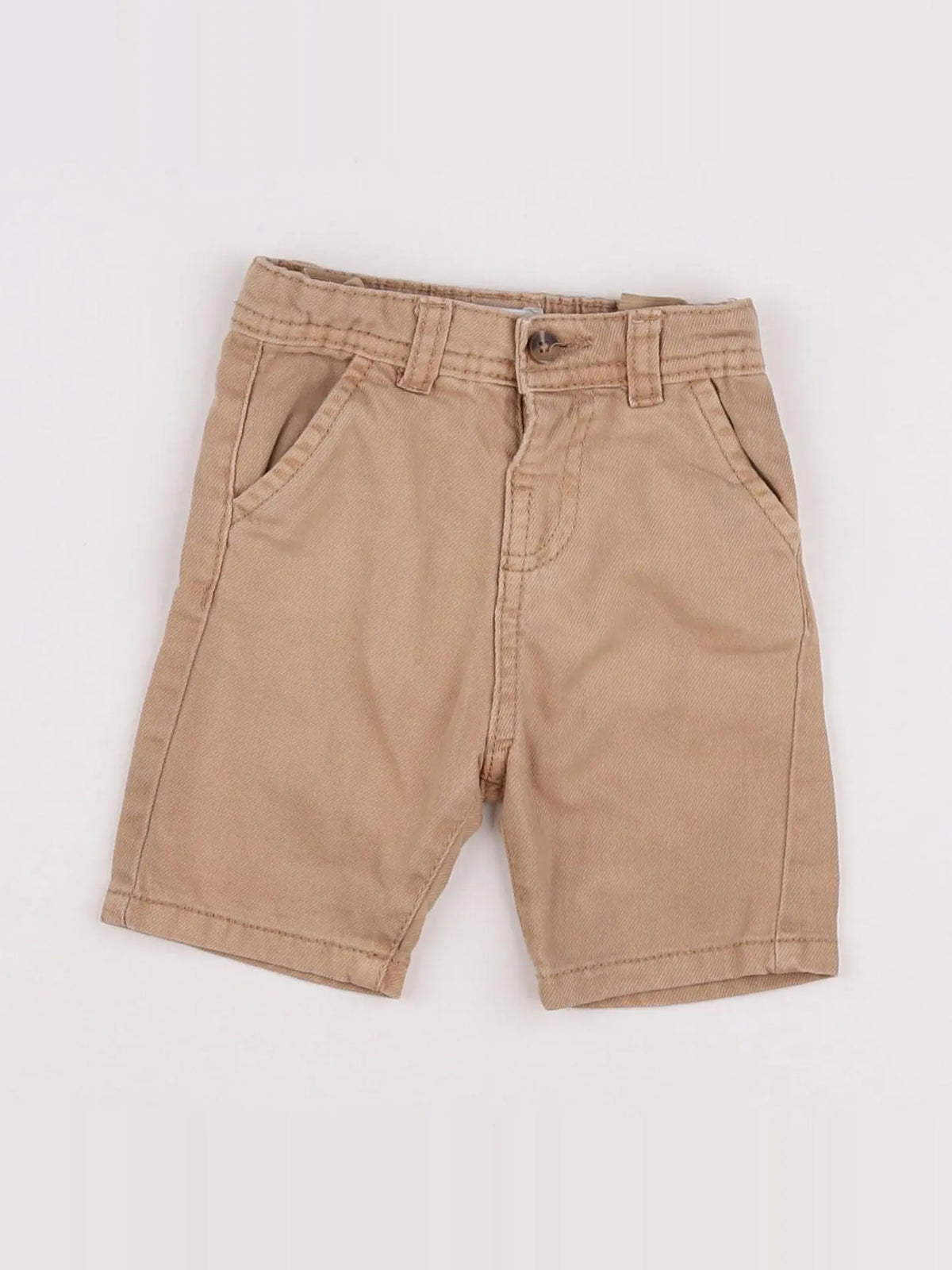 Vertbaudet - short marron - 6 mois