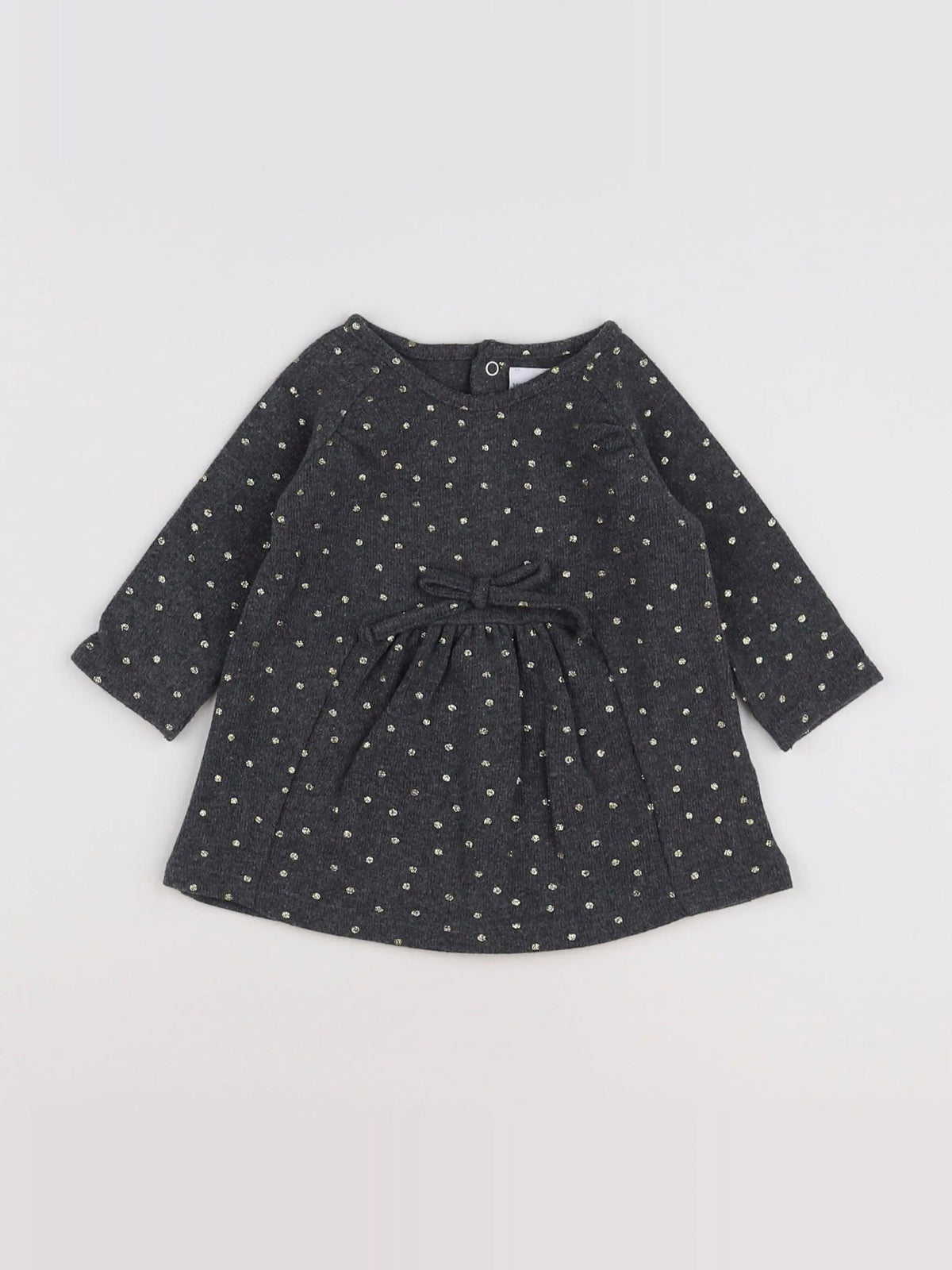 Vertbaudet - robe gris - 3 mois