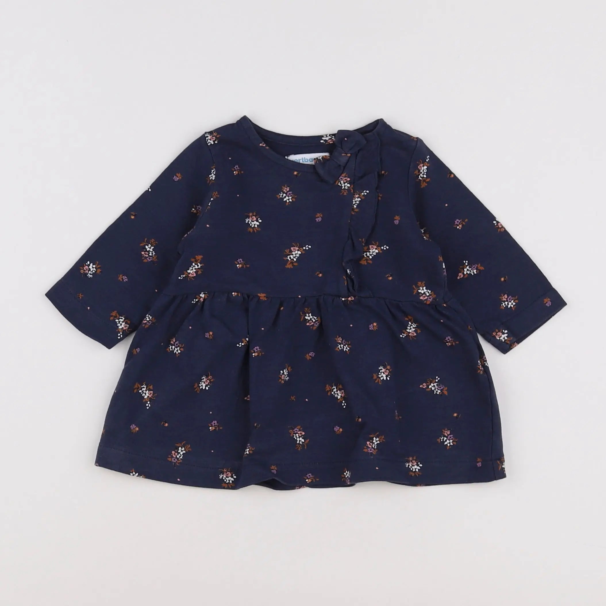 Vertbaudet - robe bleu - 3 mois