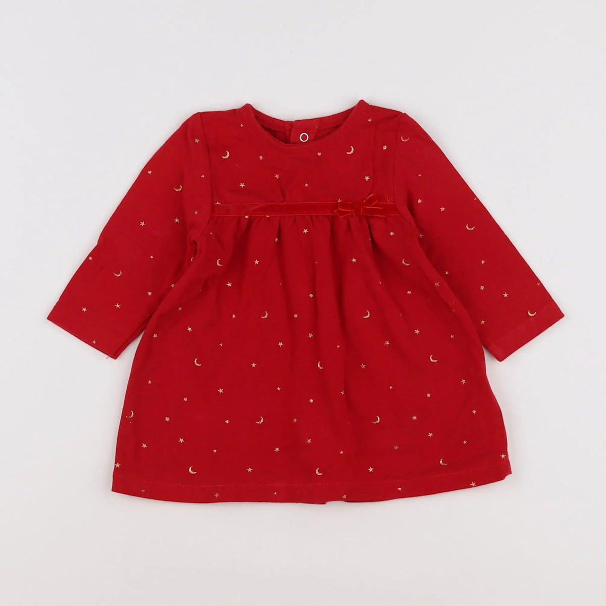 Vertbaudet - robe rouge - 3 mois