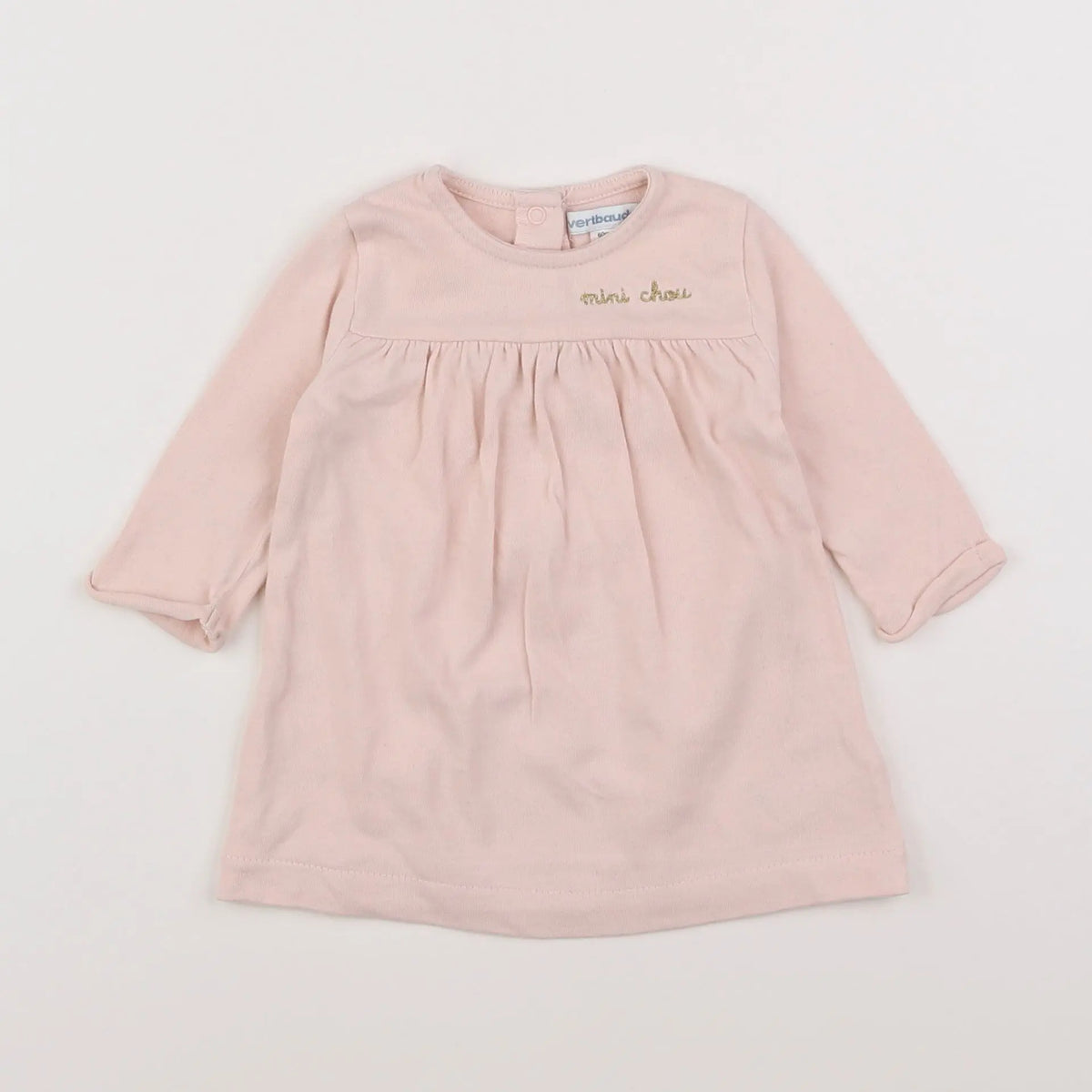 Vertbaudet - robe rose - 3 mois