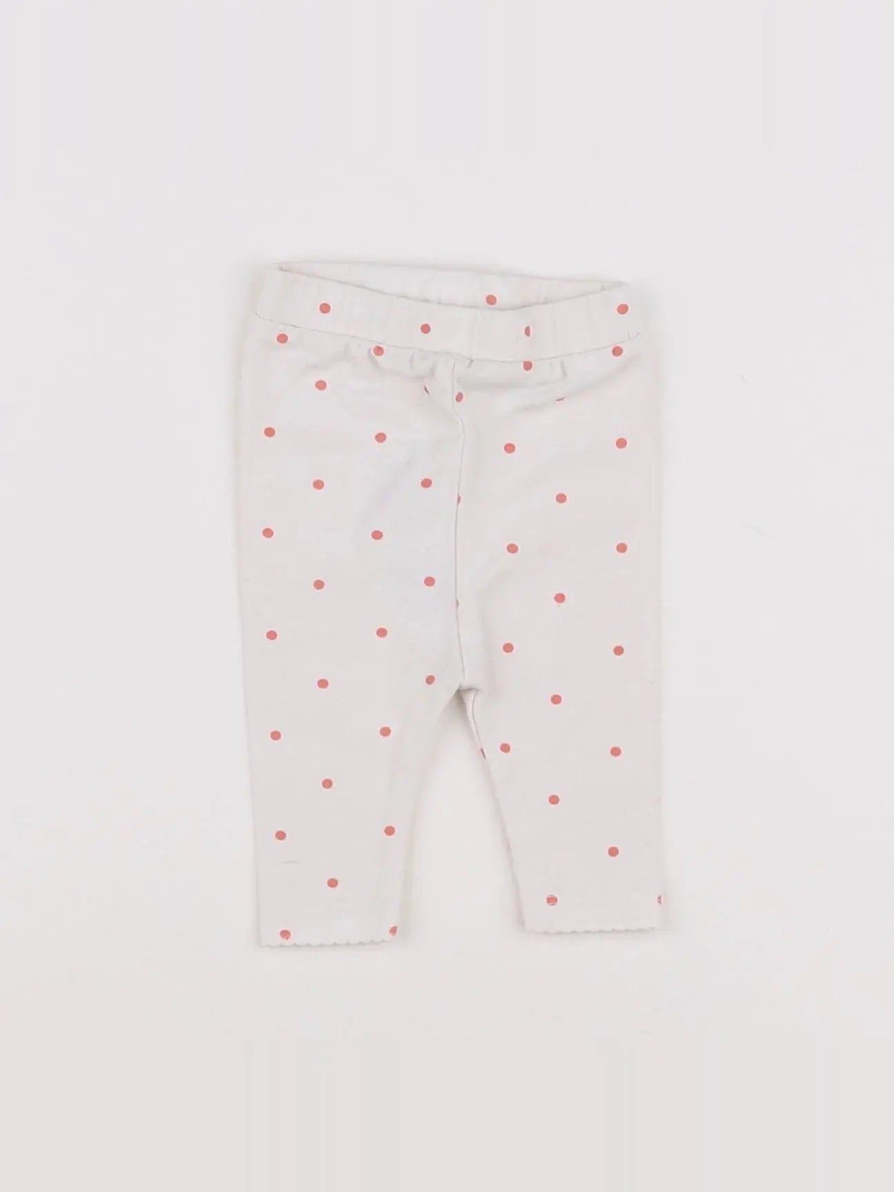 Vertbaudet - legging blanc - 1 mois
