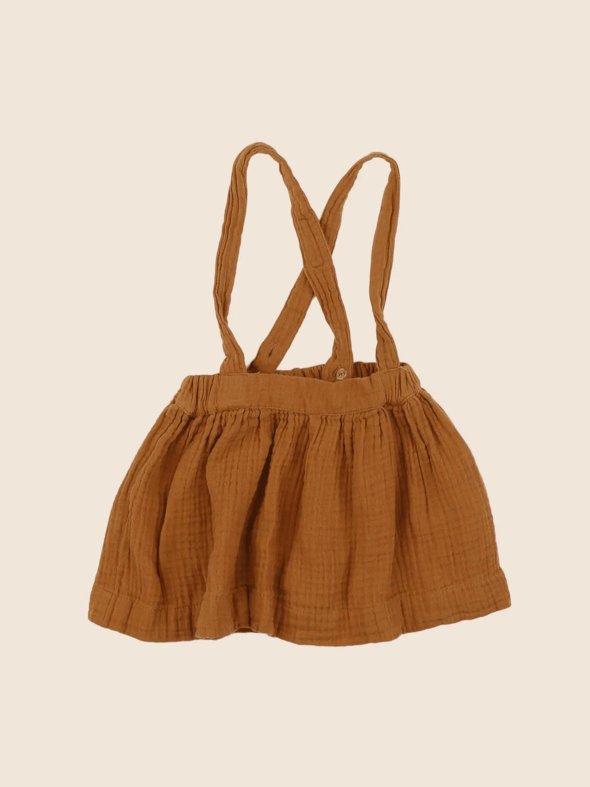 Vertbaudet - jupe marron - 18 mois