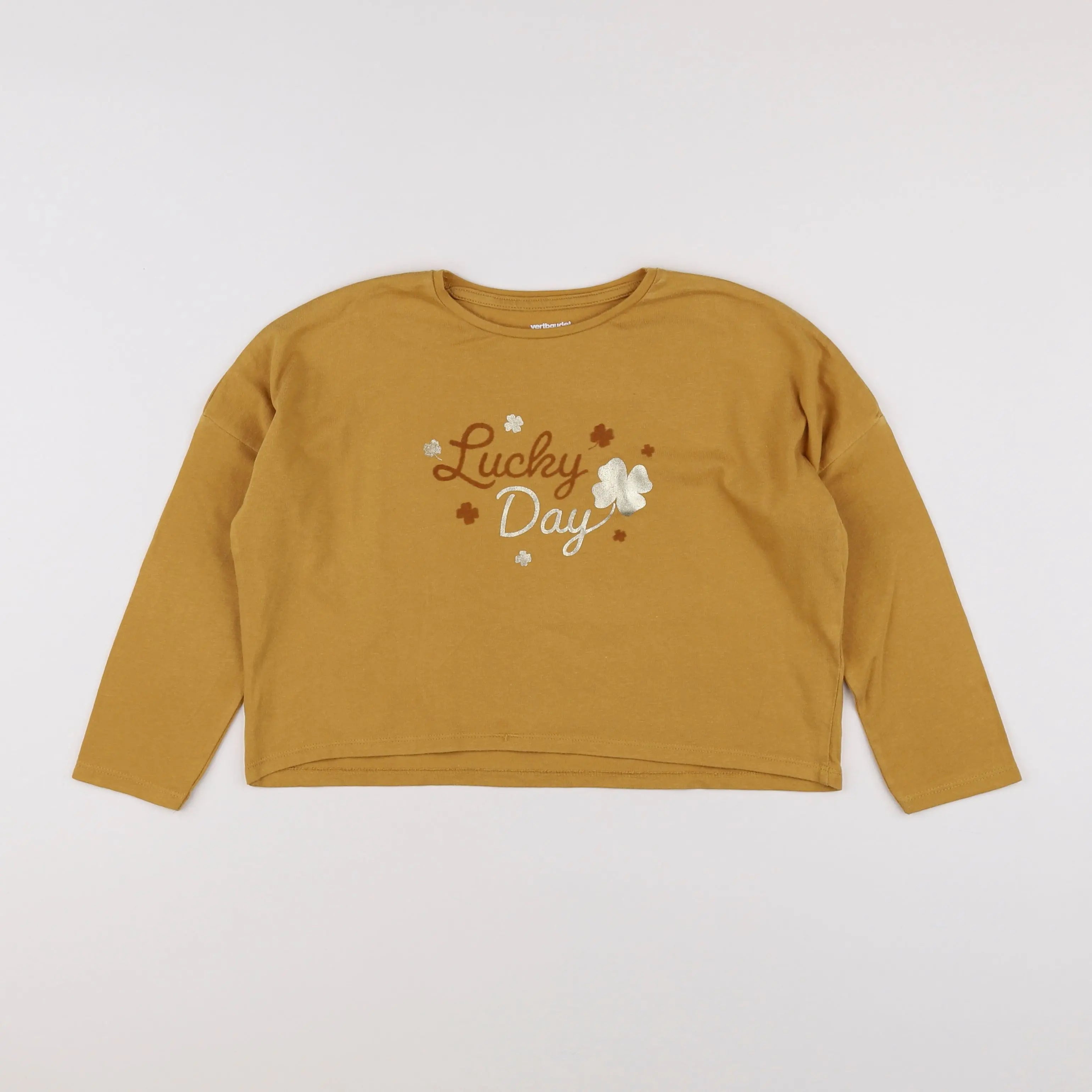 Vertbaudet - tee-shirt jaune - 5 ans