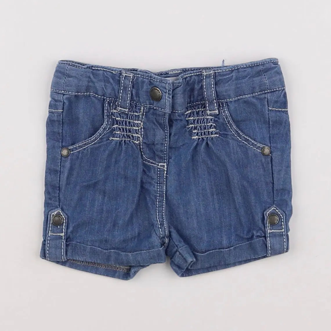 Vertbaudet - short bleu - 3 mois