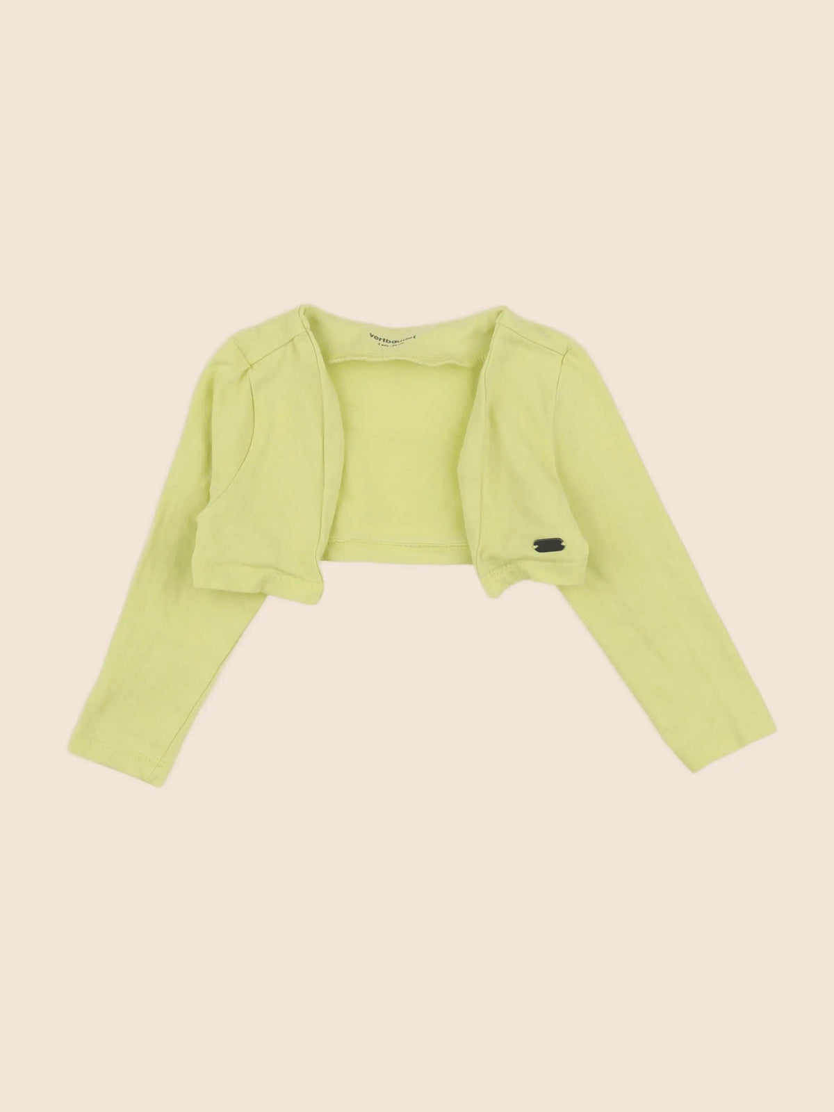 Vertbaudet - gilet jaune - 2 ans