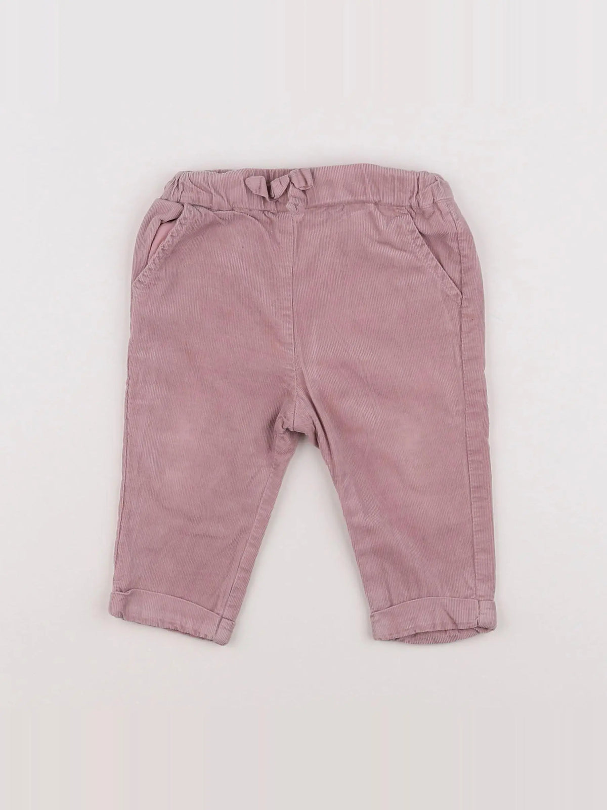 Vertbaudet - pantalon rose - 9 mois