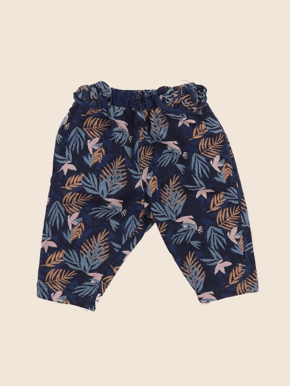 Vertbaudet - pantalon bleu - 3 mois