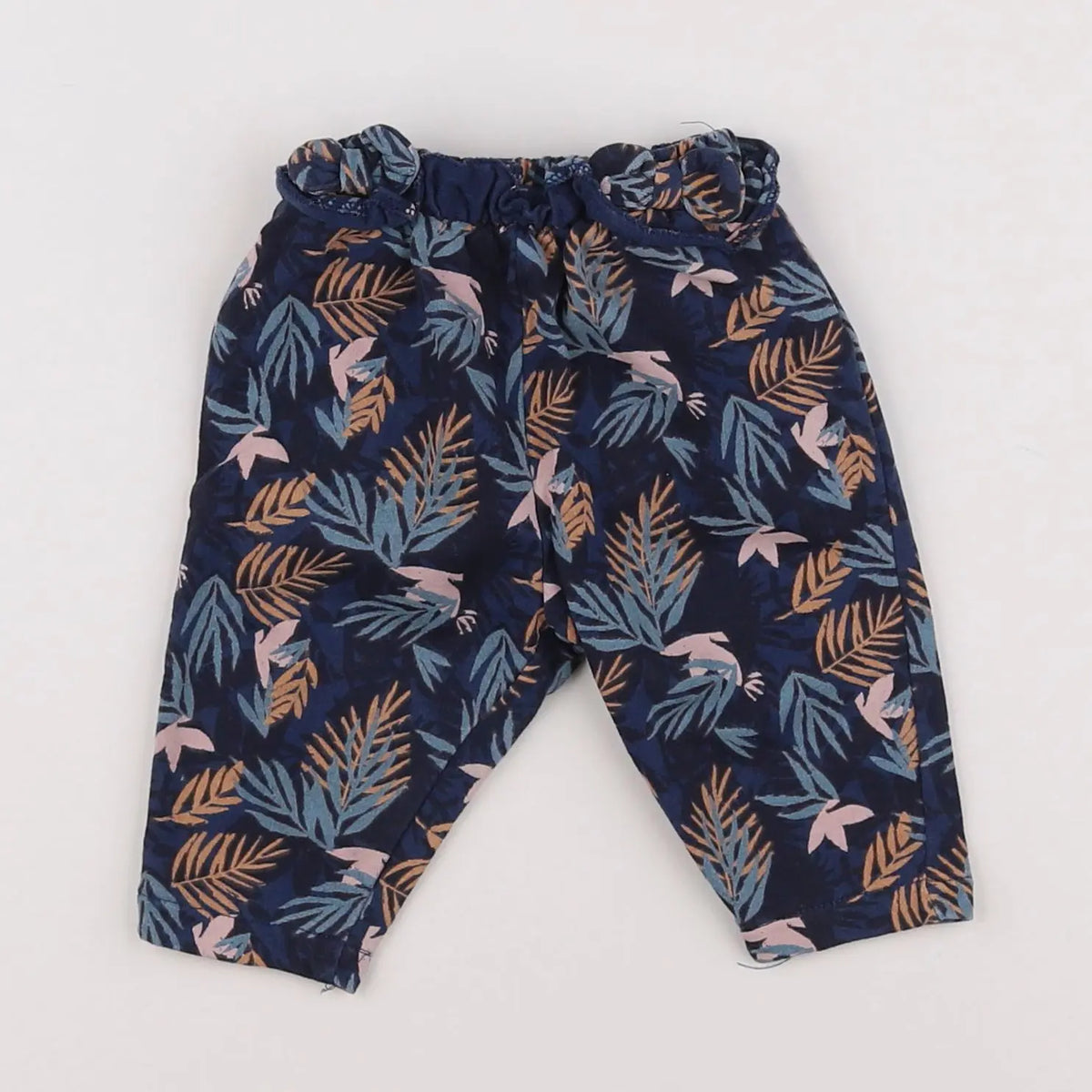 Vertbaudet - pantalon bleu - 3 mois