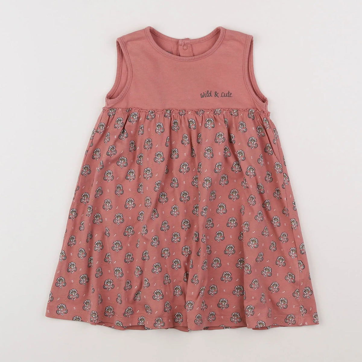 Vertbaudet - robe rose - 18 mois