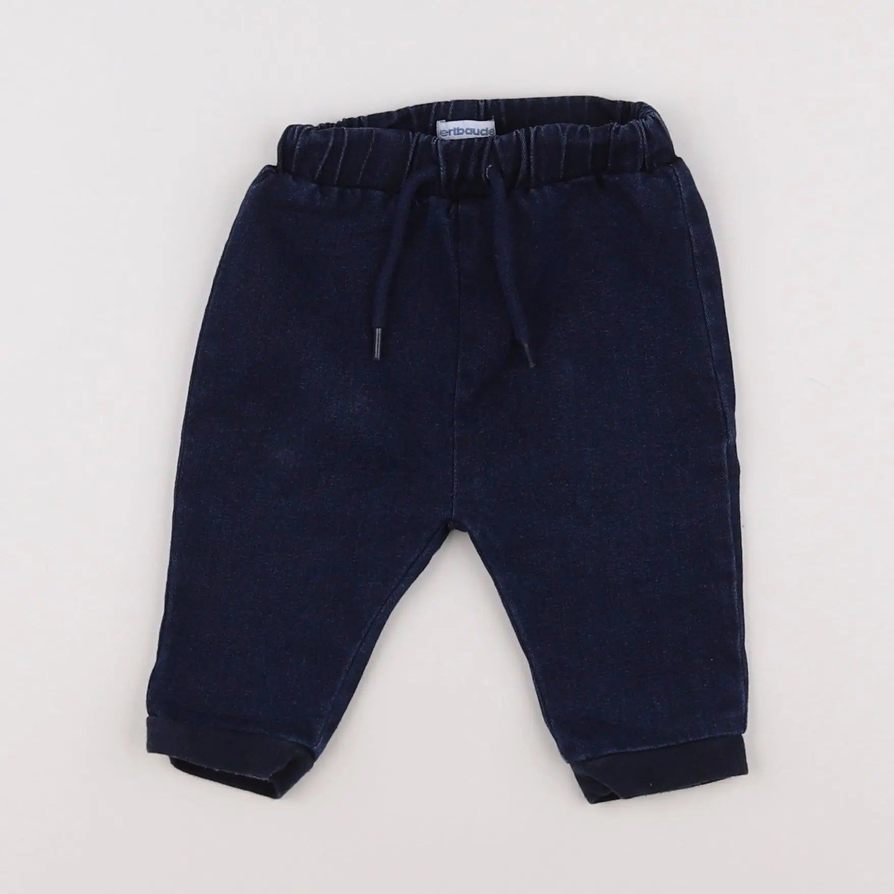 Vertbaudet - pantalon bleu - 6 mois