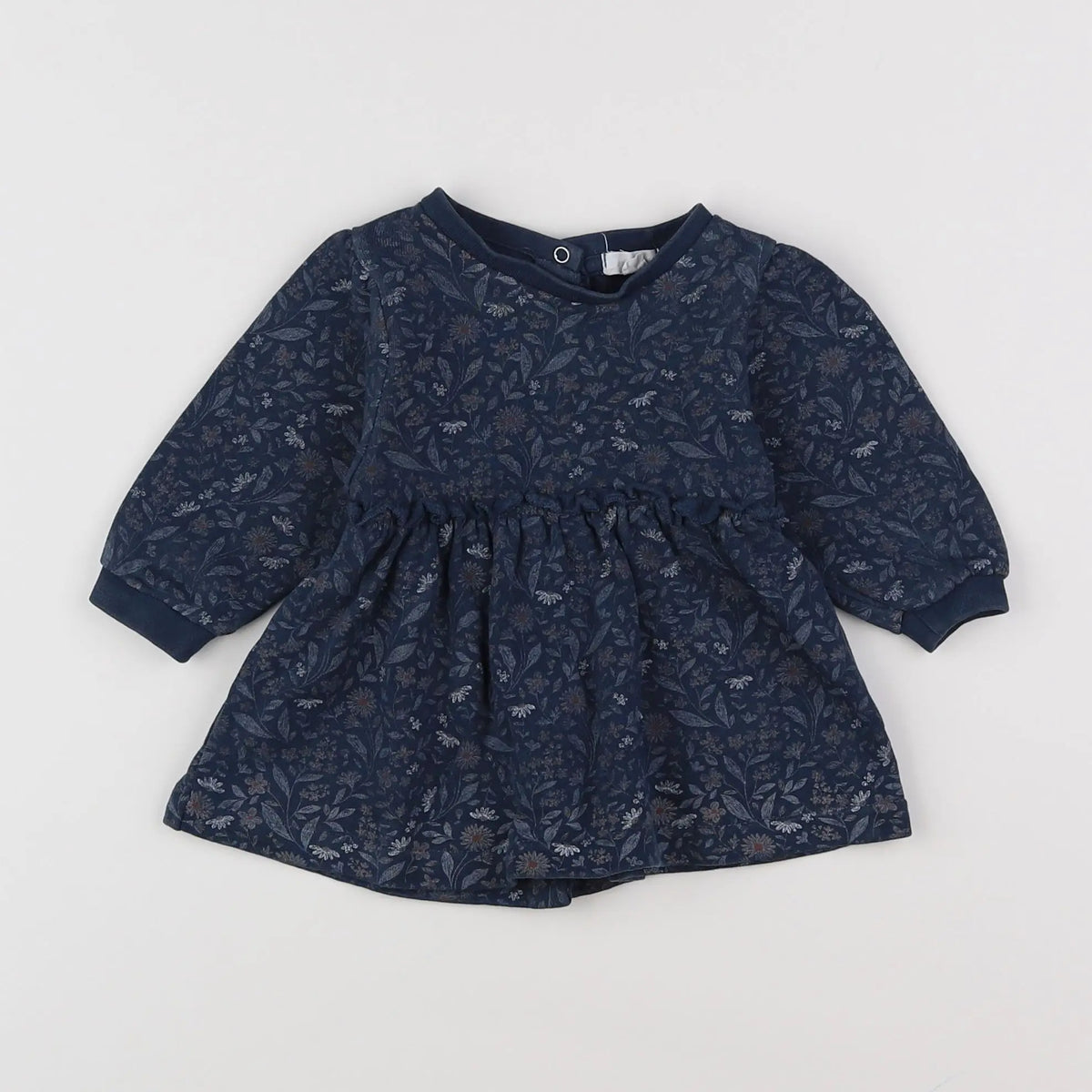 Vertbaudet - robe bleu - 3 mois