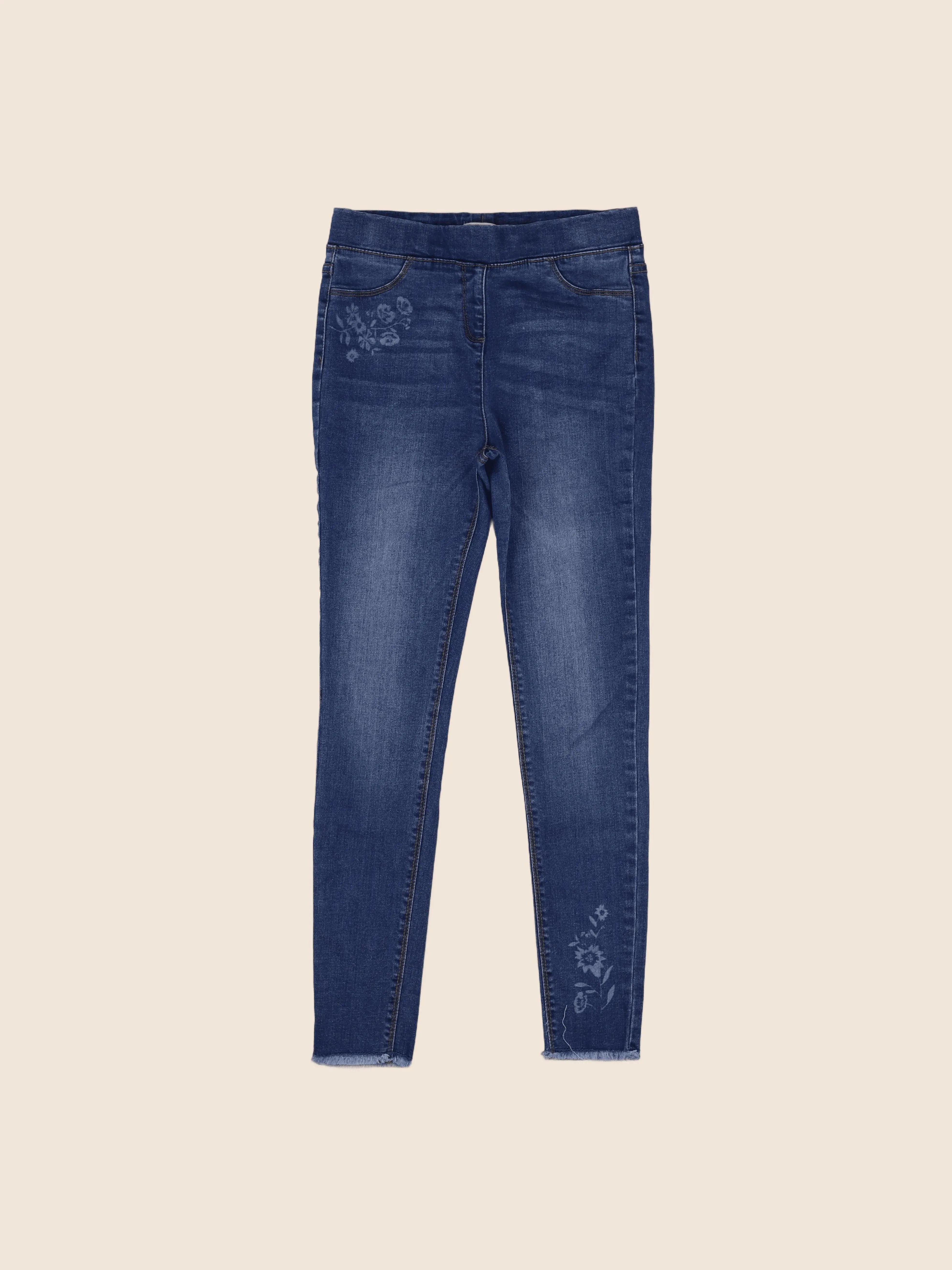Vertbaudet - jegging bleu - 12 ans