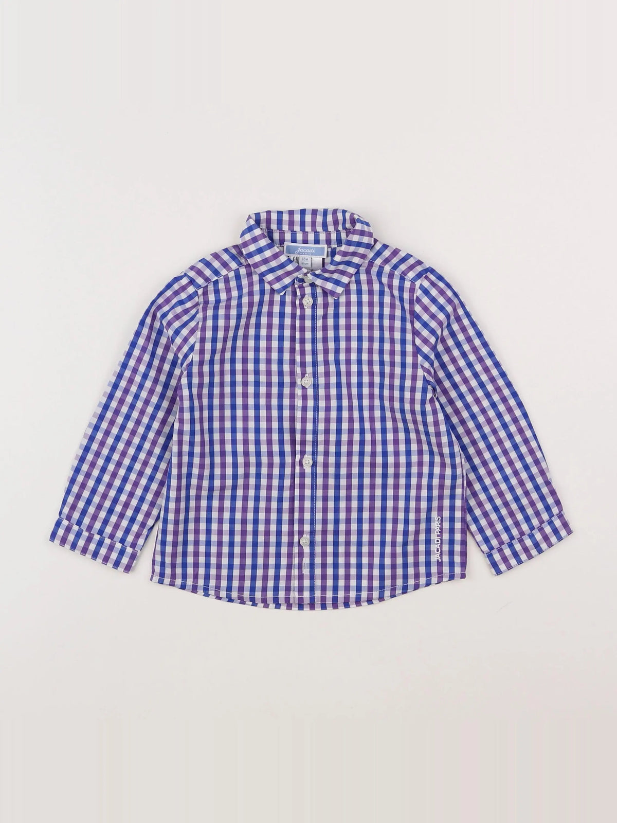 Jacadi - chemise bleu, blanc - 18 mois