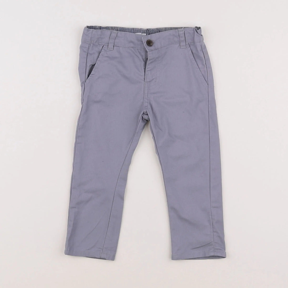 Vertbaudet - pantalon gris - 12 mois