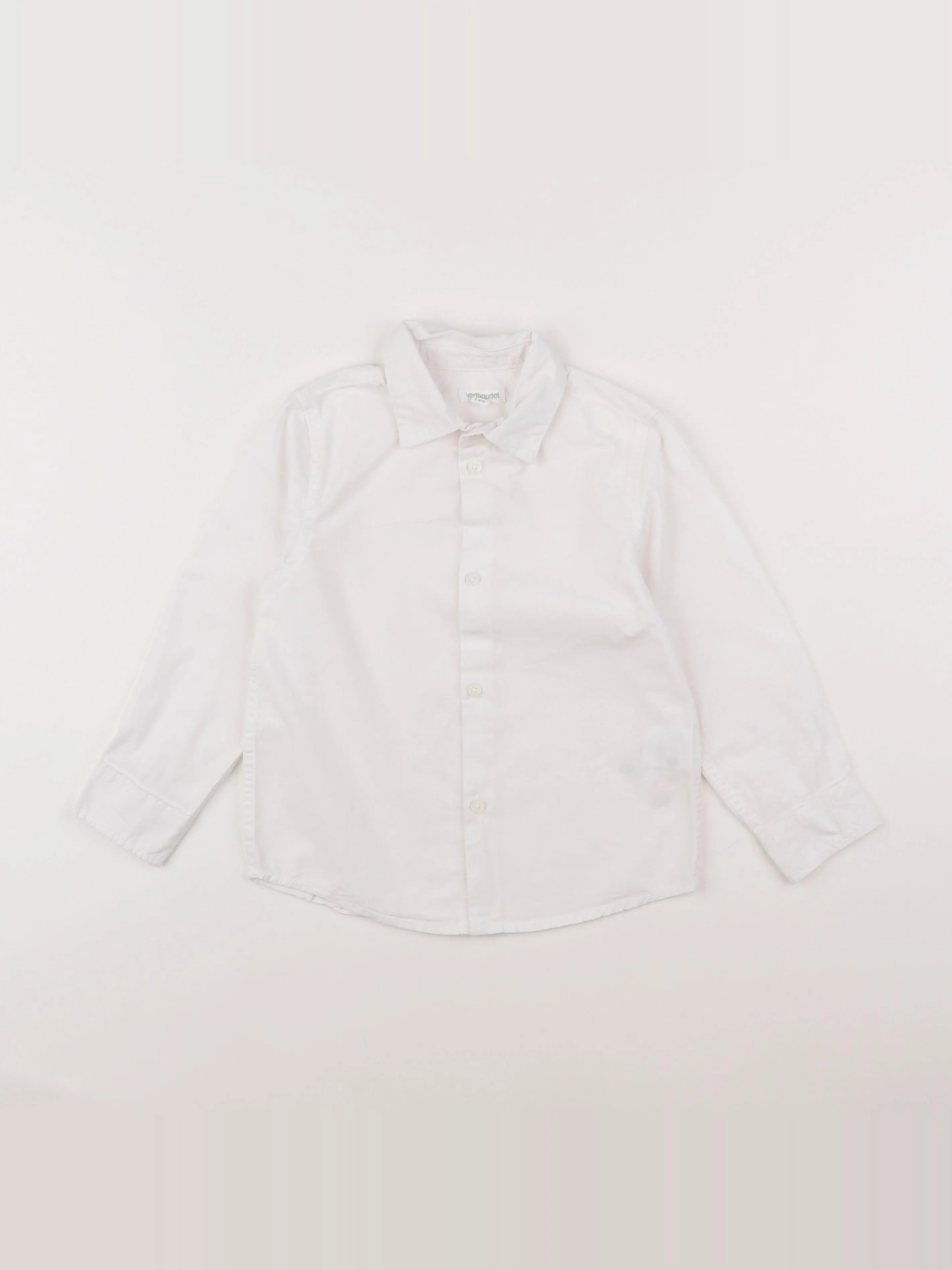 Vertbaudet - chemise blanc - 4 ans