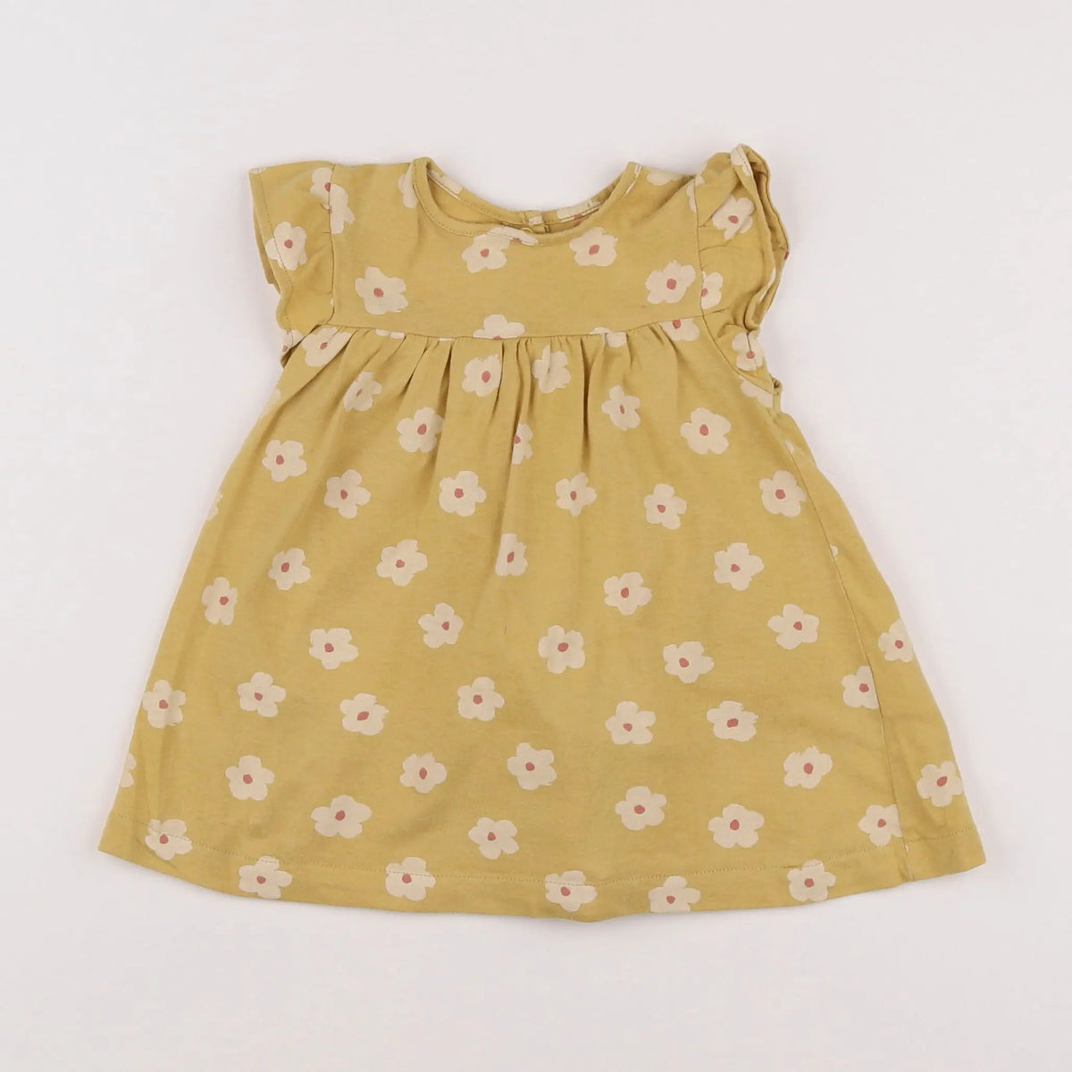 Vertbaudet - robe jaune - 9 mois