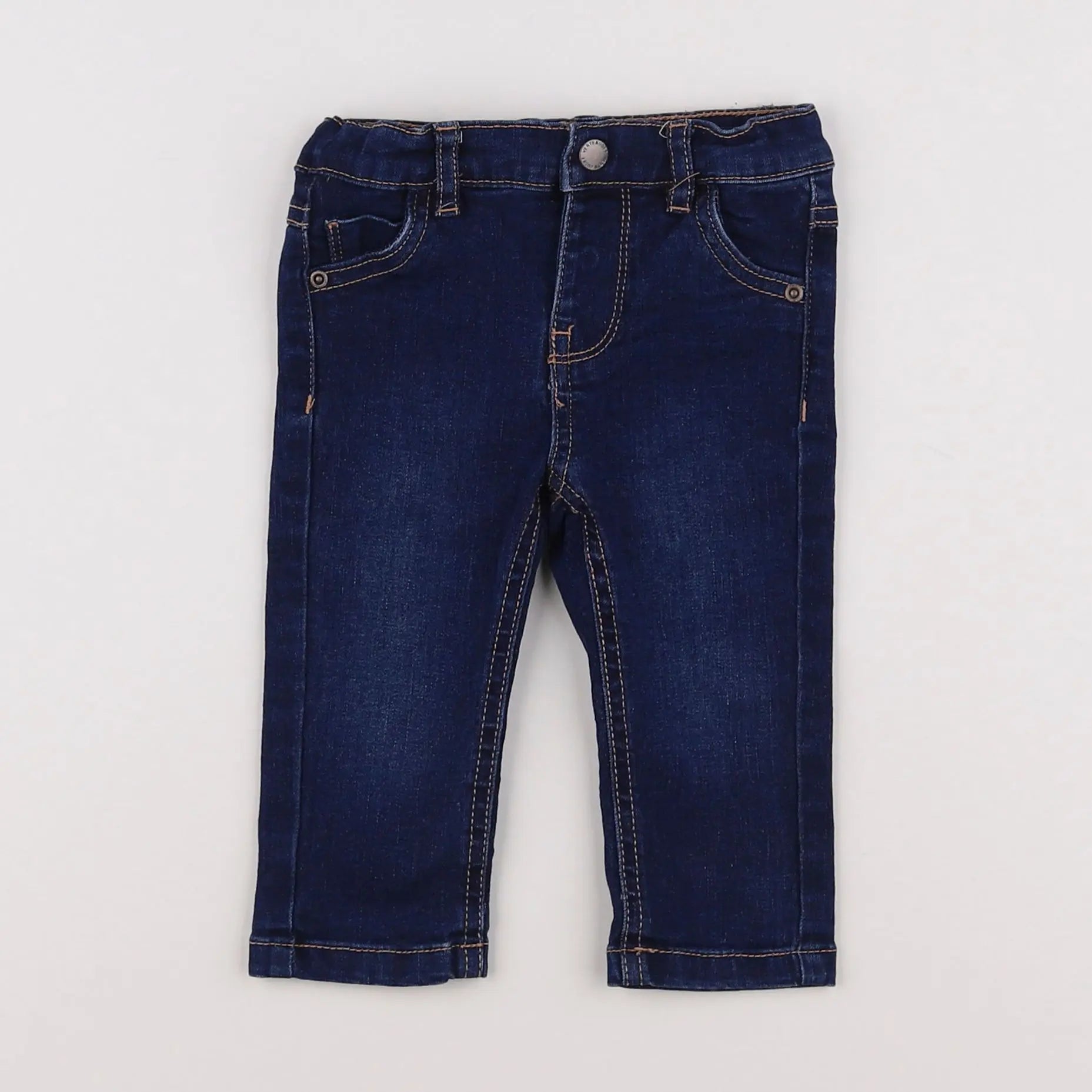 Vertbaudet - jean bleu - 9 mois