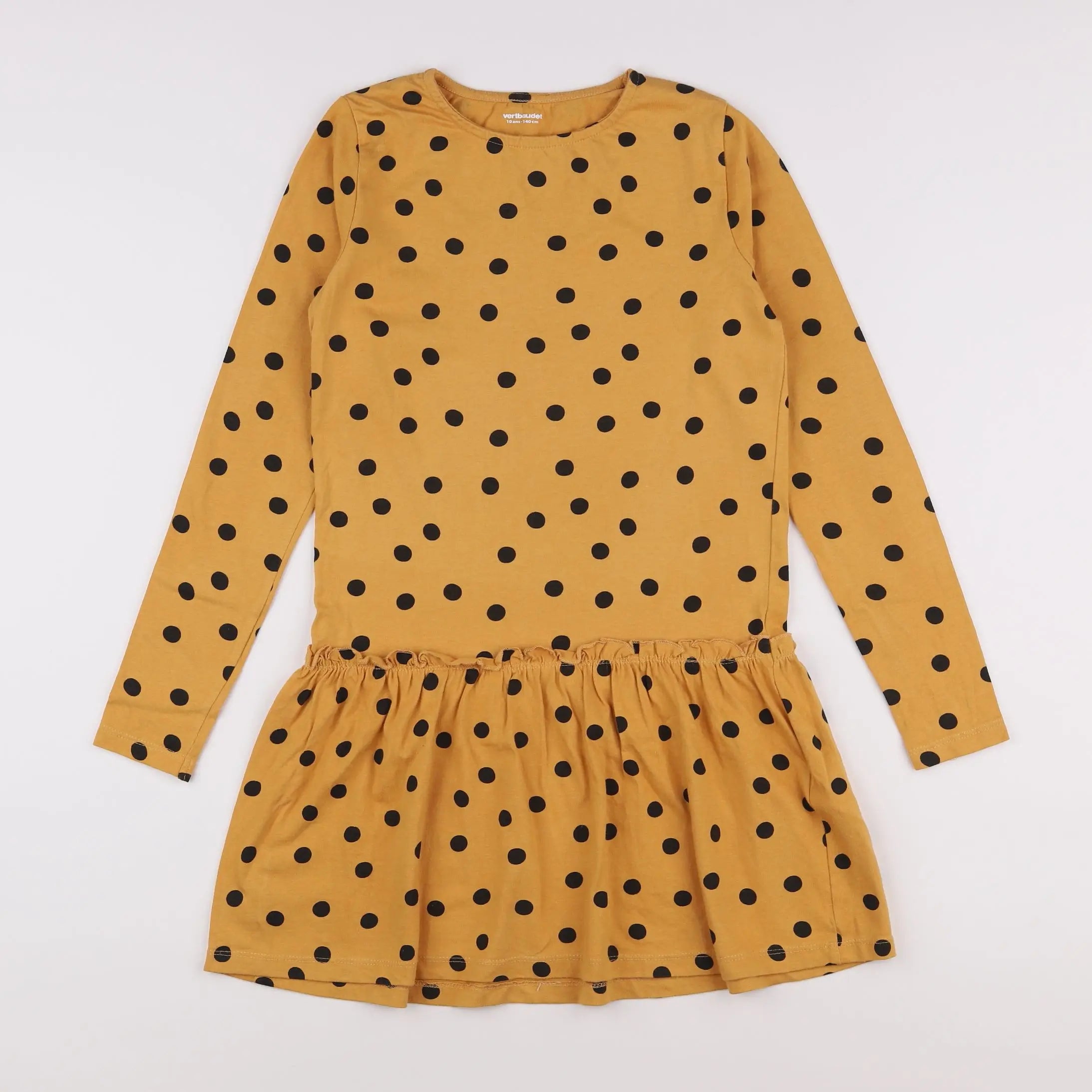 Vertbaudet - robe jaune - 10 ans