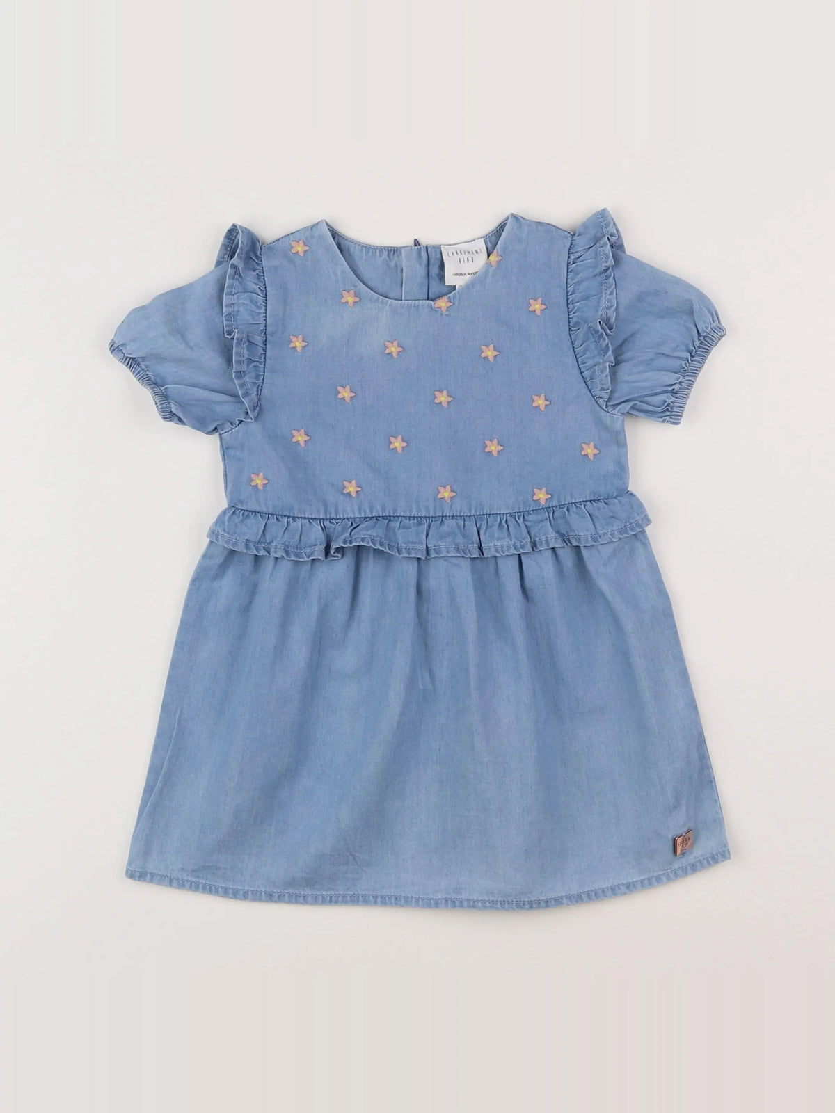 Carrément Beau - robe bleu - 18 mois