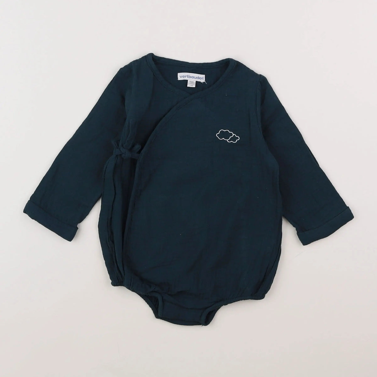 Vertbaudet - combinaison bleu - 12 mois