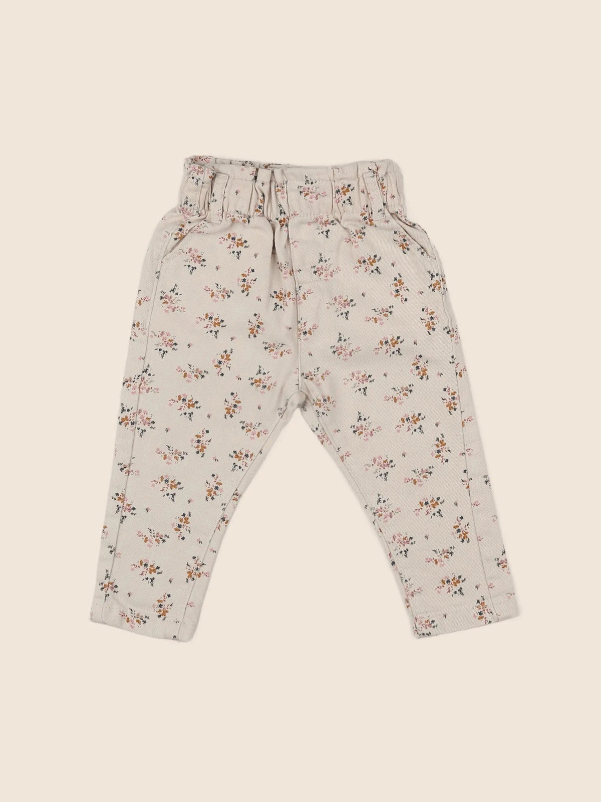 Vertbaudet - pantalon beige - 12 mois