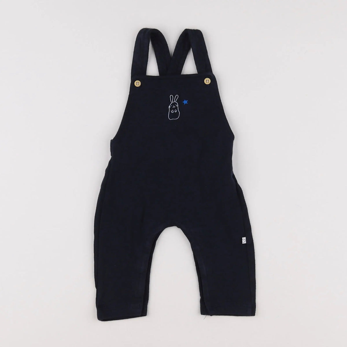 Vertbaudet - salopette bleu - 3 mois