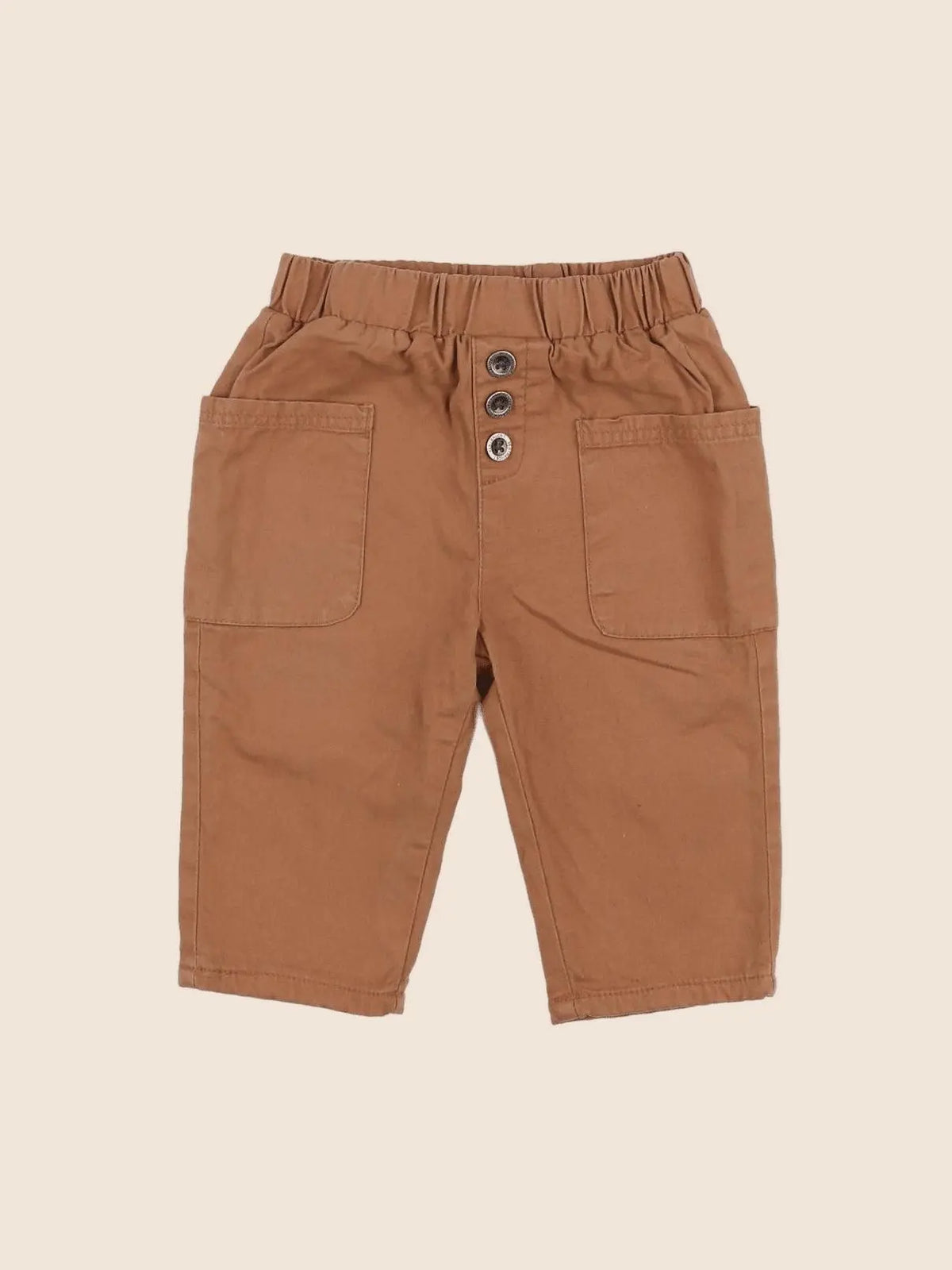 Vertbaudet - pantalon marron - 9 mois