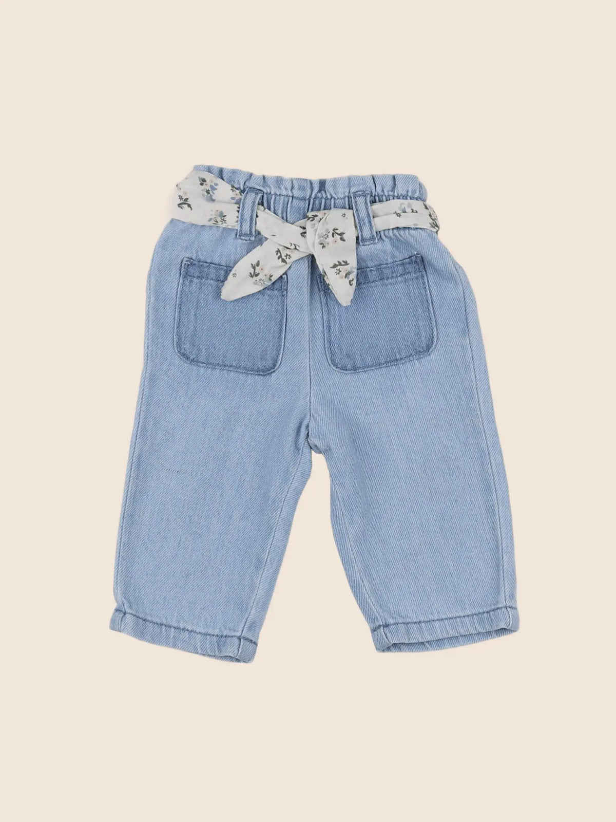 Vertbaudet - jean bleu - 3 mois