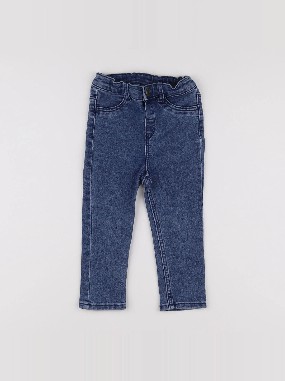 H&M - jean bleu - 12/18 mois