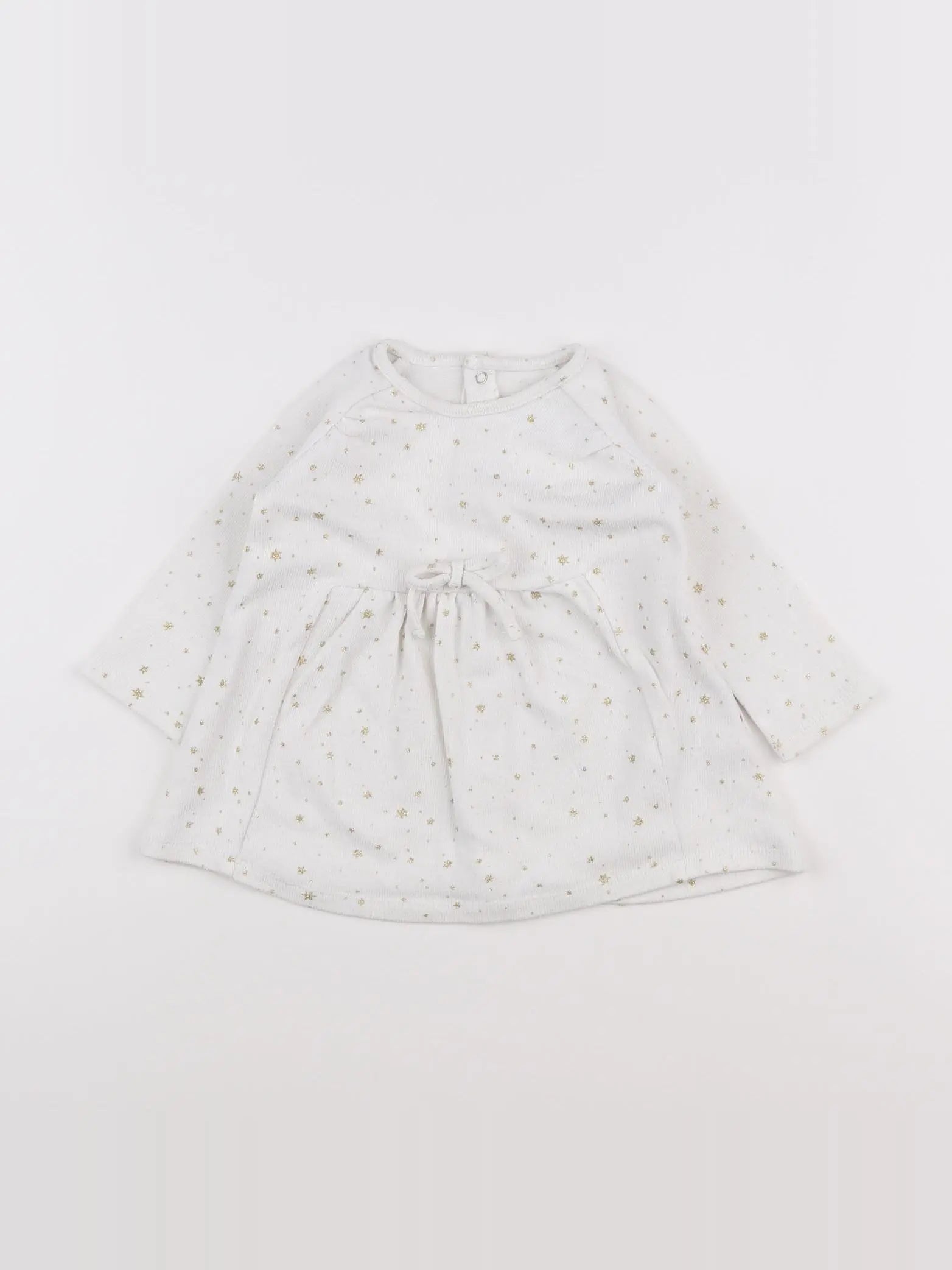 Vertbaudet - robe blanc - 9 mois