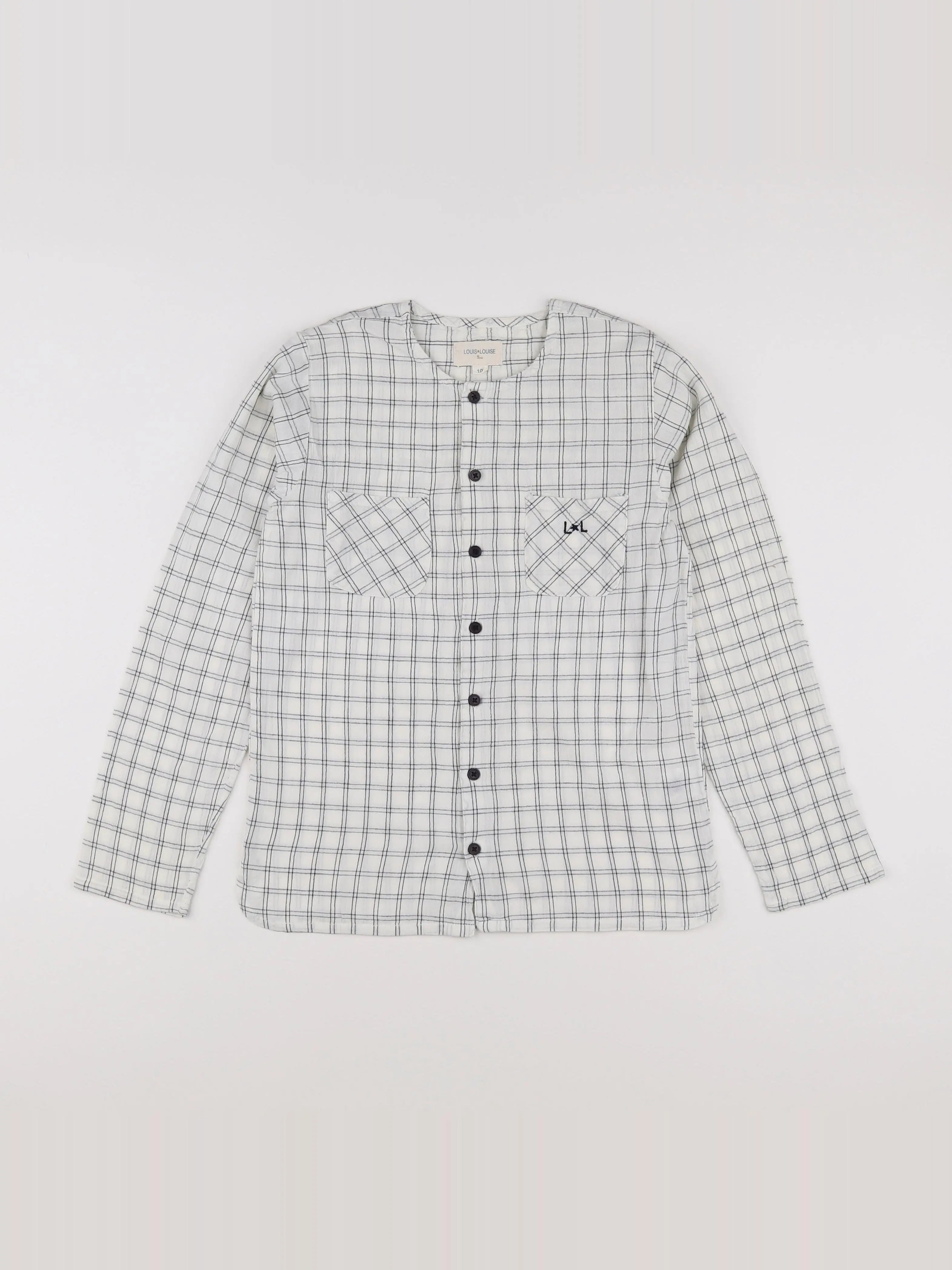 Louis Louise - chemise beige - 10 ans