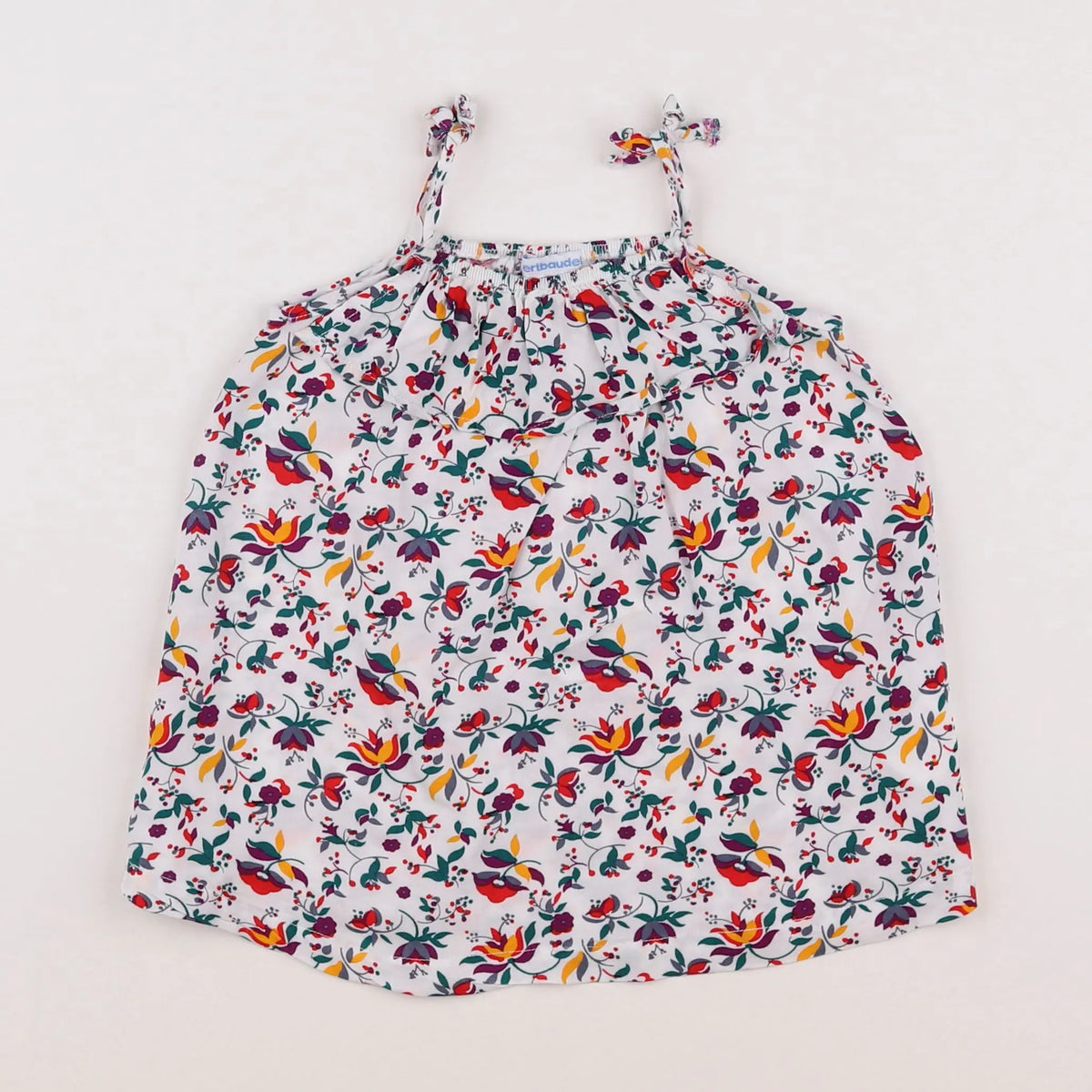 Vertbaudet - robe multicolore - 12 mois