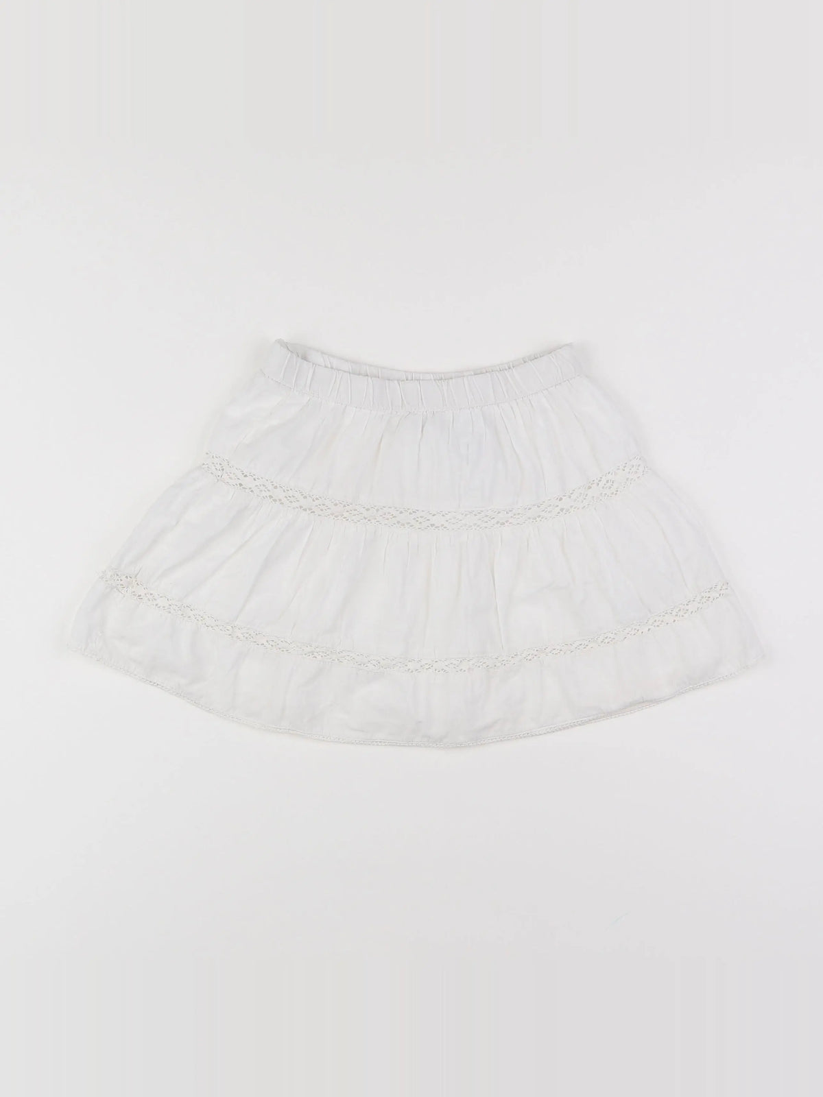 H&M - jupe blanc - 6 ans